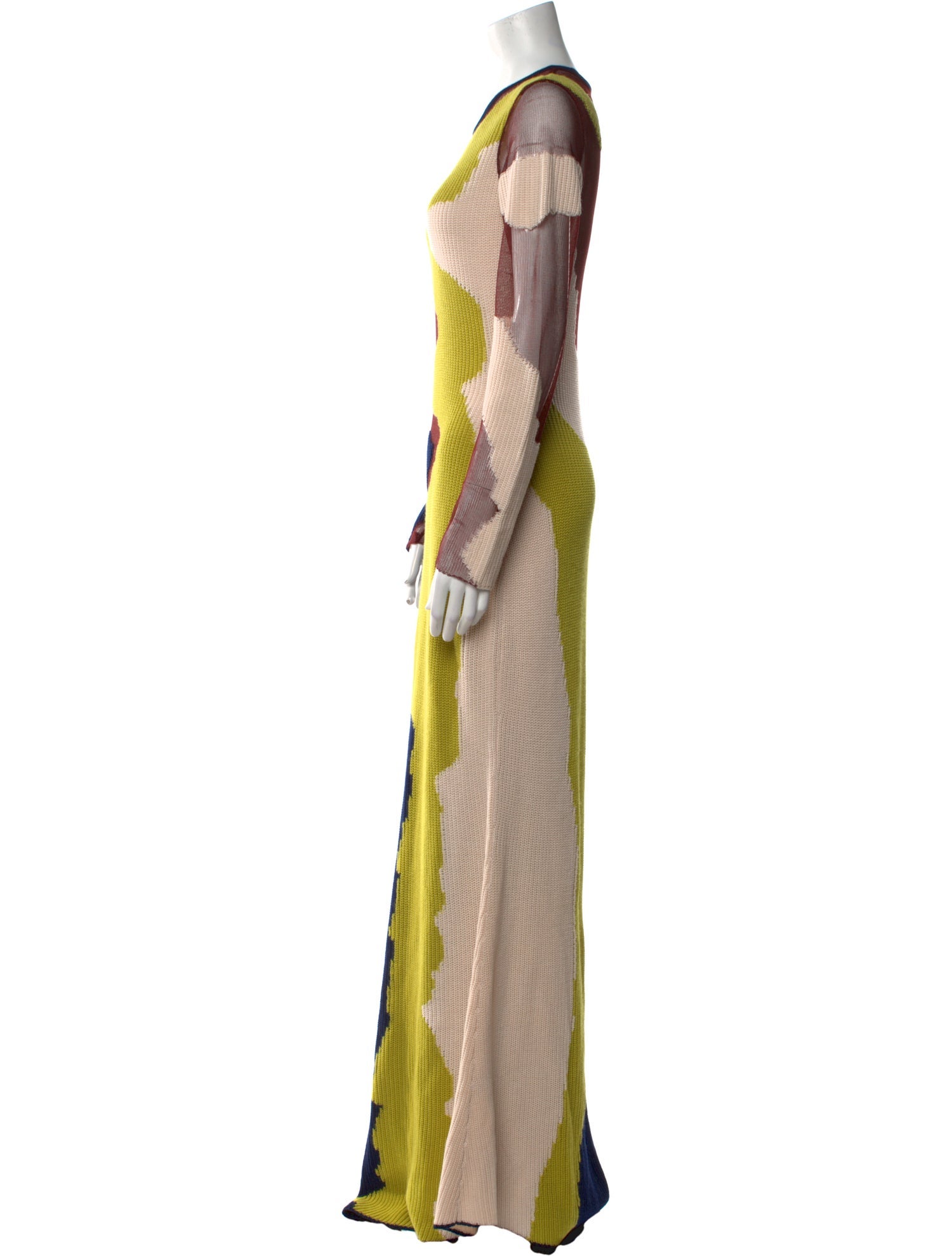 Hanifa Tie-Dye Print Long Dress