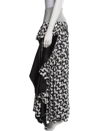 Harbison Printed Midi Length Skirt