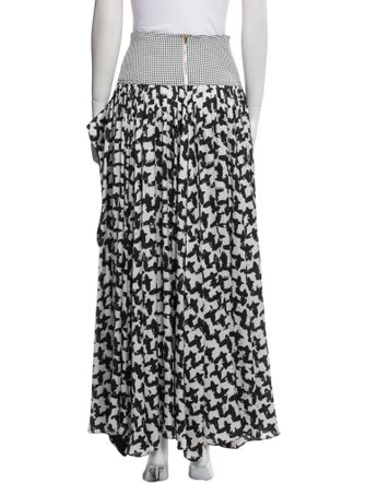 Harbison Printed Midi Length Skirt