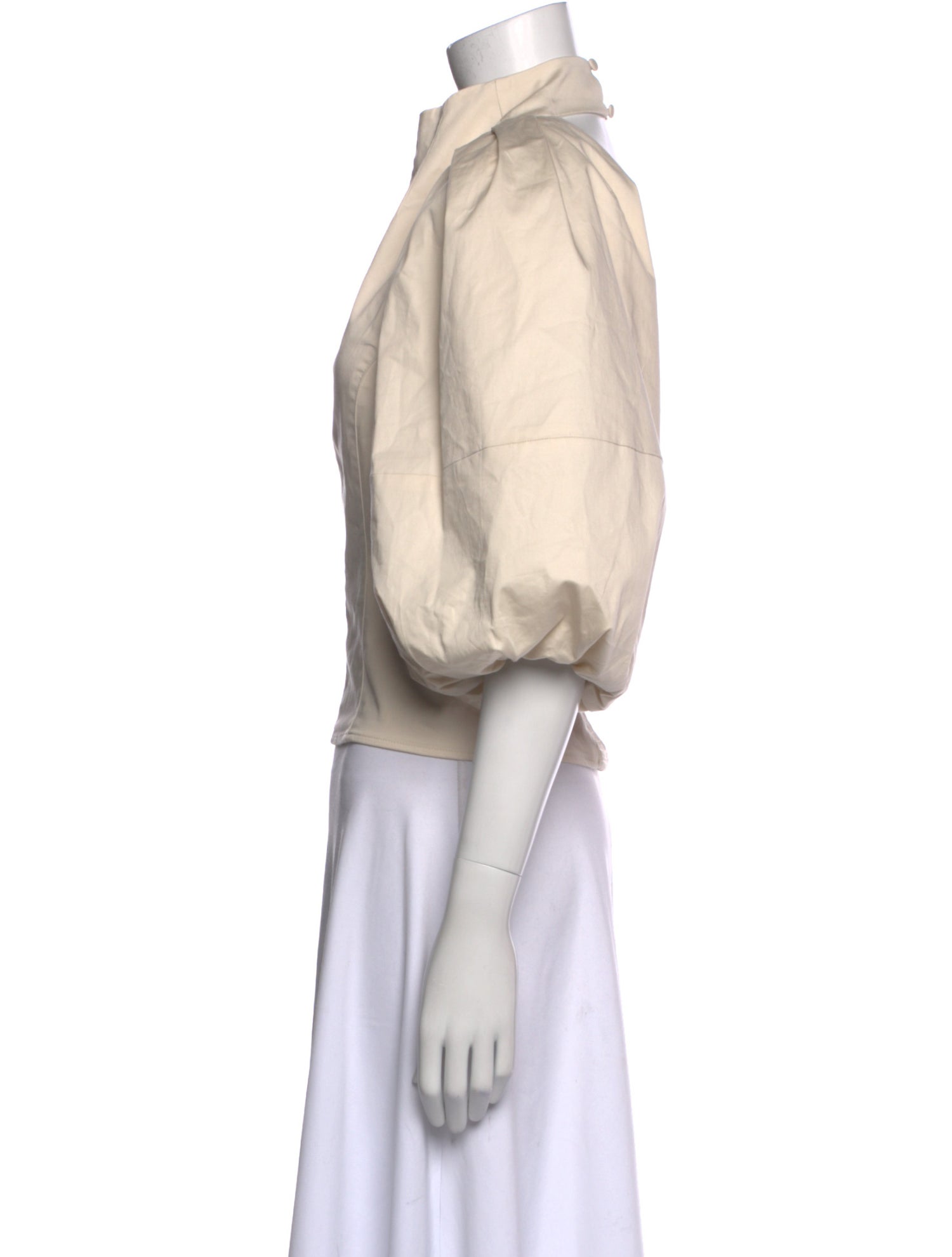 Harbison Mock Neck Short Sleeve Crop Top