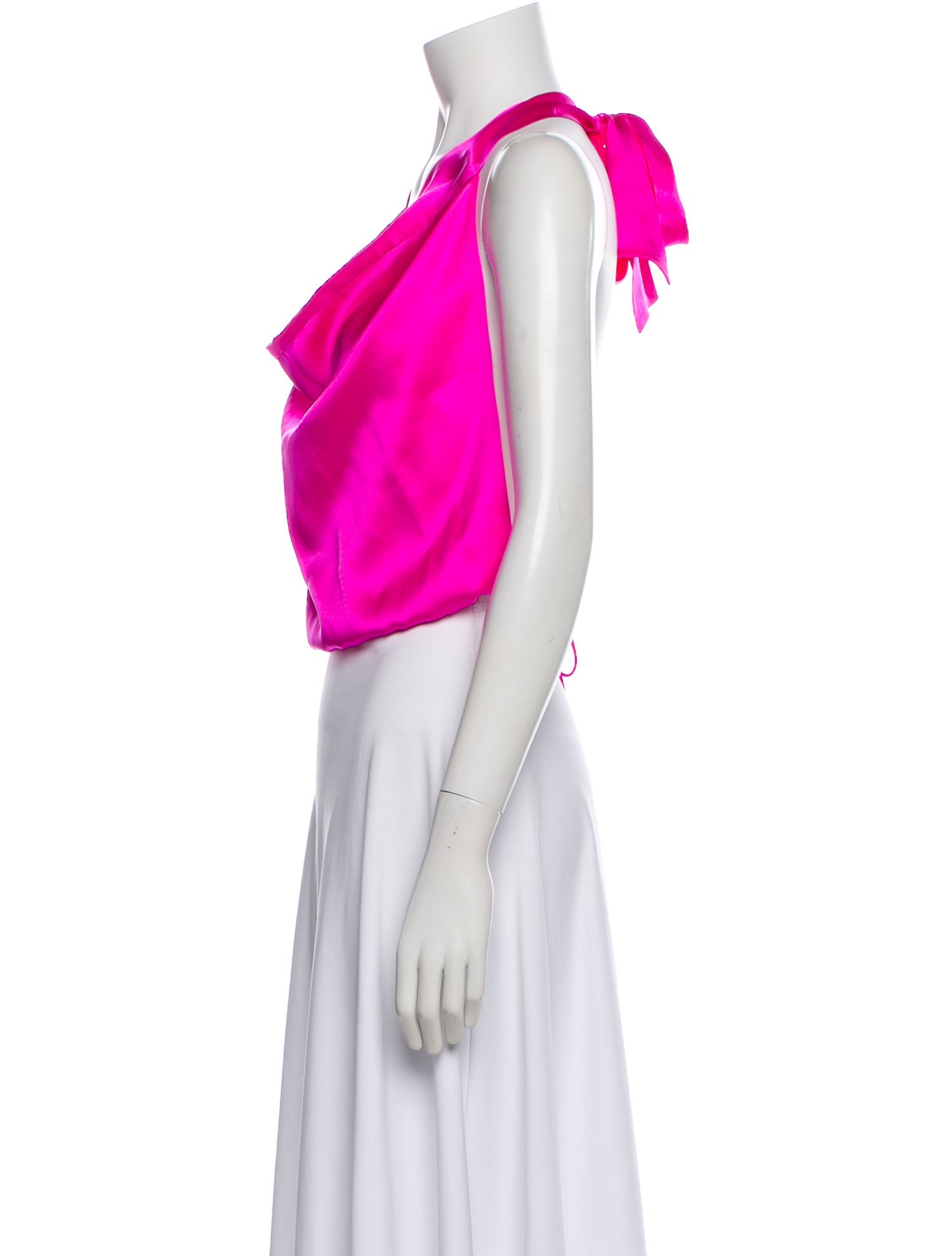 Harmur Silk Halterneck Top
