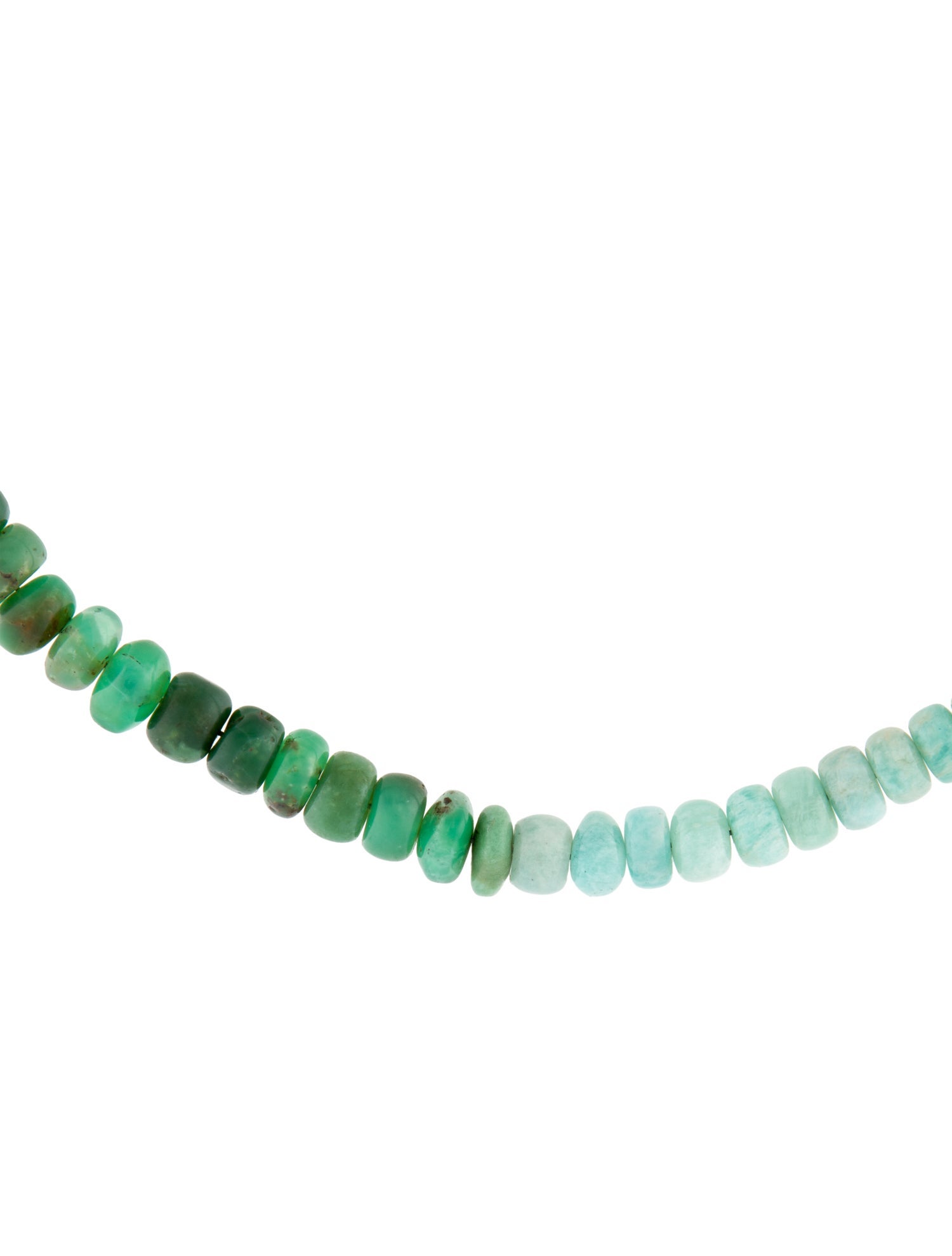 Hart 10K Amazonite & Chrysoprase Bead Necklace