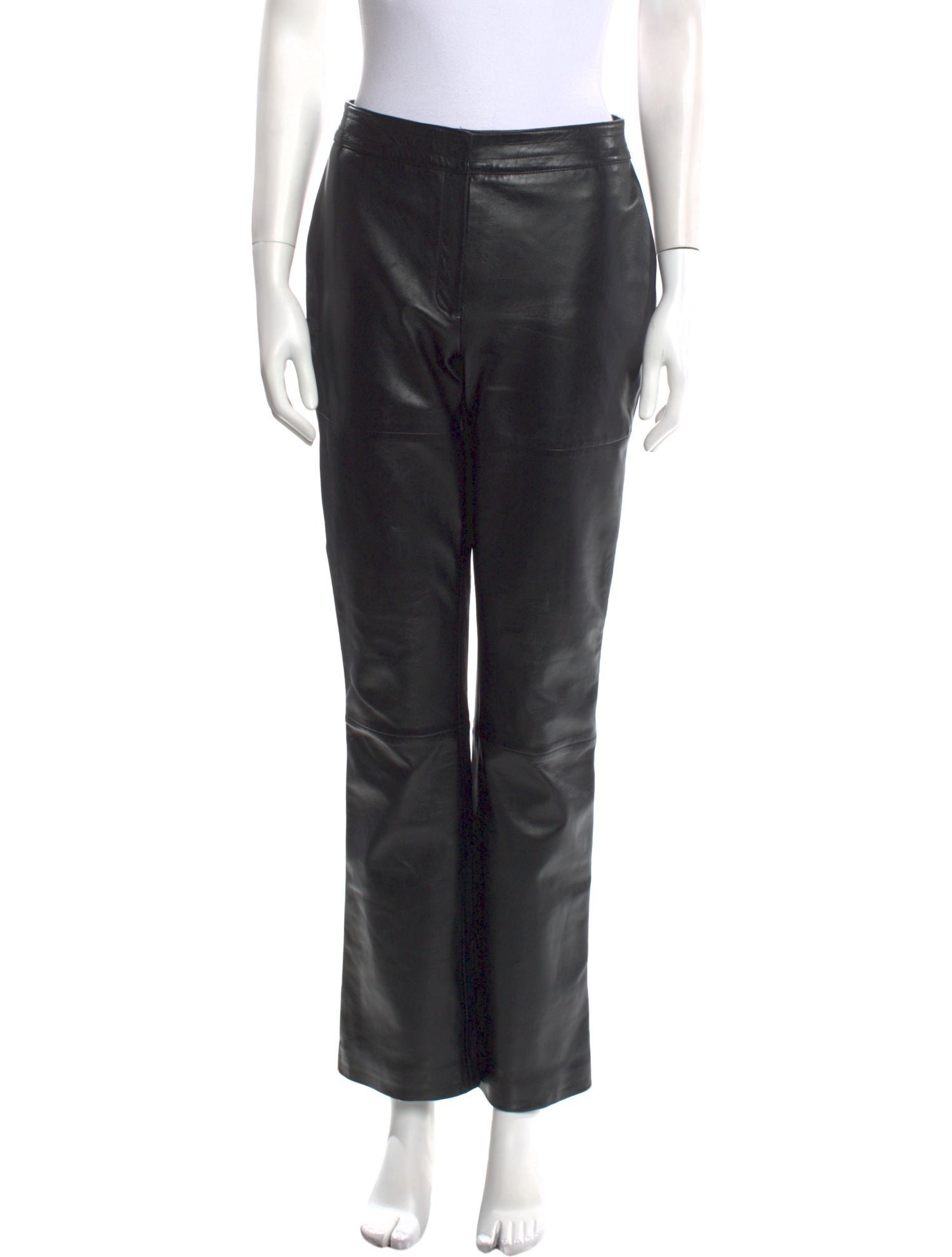 Harold's Leather Straight Leg Pants