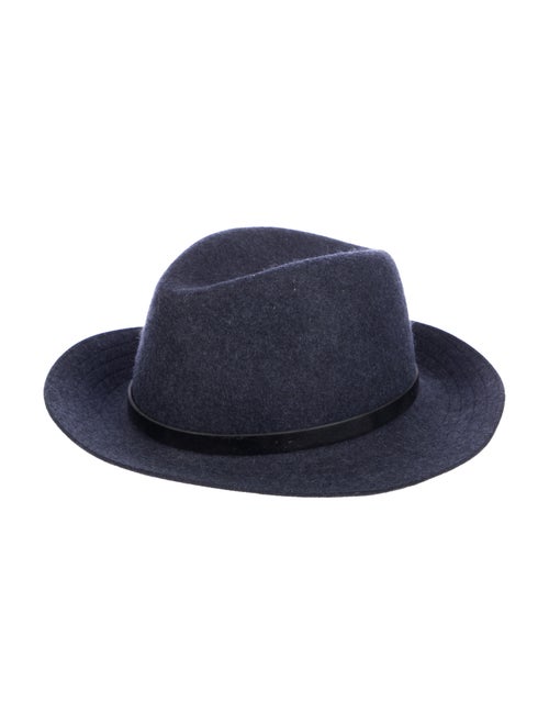 Hatch Wool Fedora Hat Navy