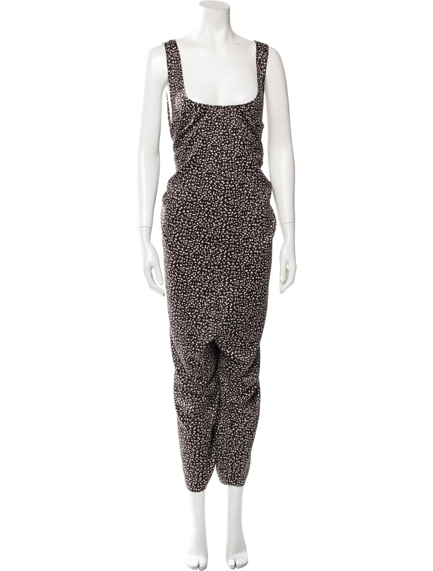 Hatch Printed Square Neckline Jumpsuit