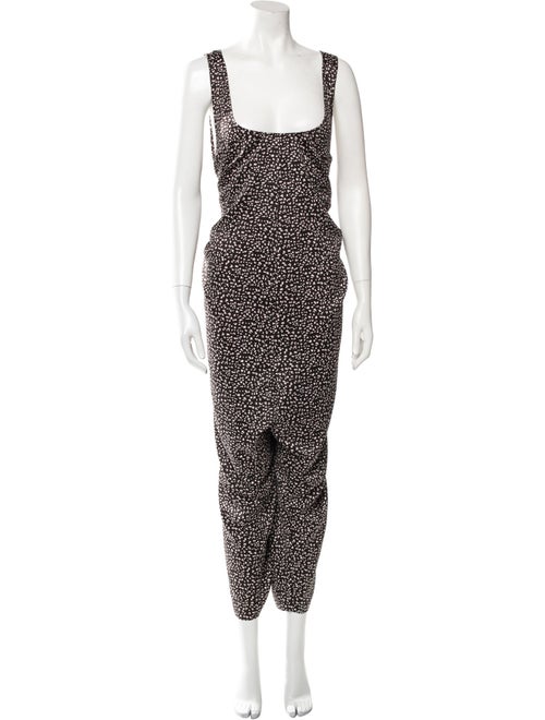 Hatch Printed Square Neckline Jumpsuit