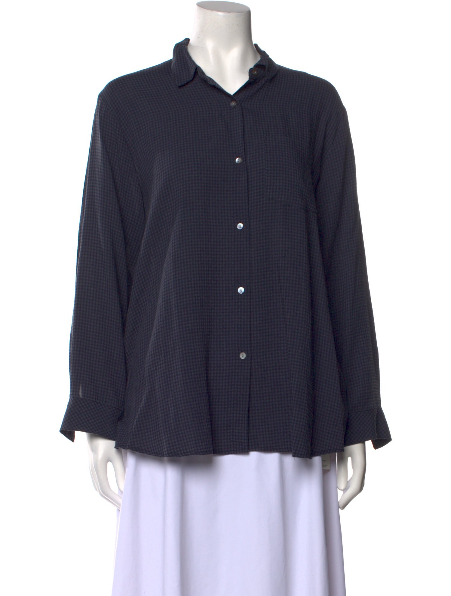 Hatch Long Sleeve Button-Up Top