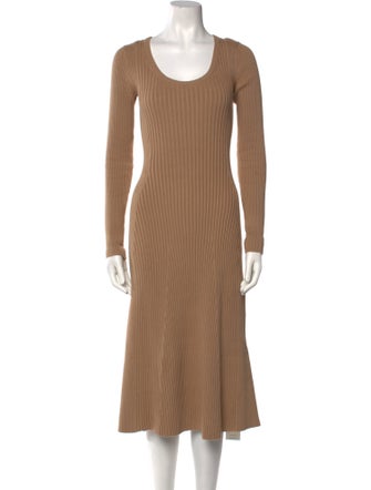 Hatch Scoop Neck Midi Length Dress