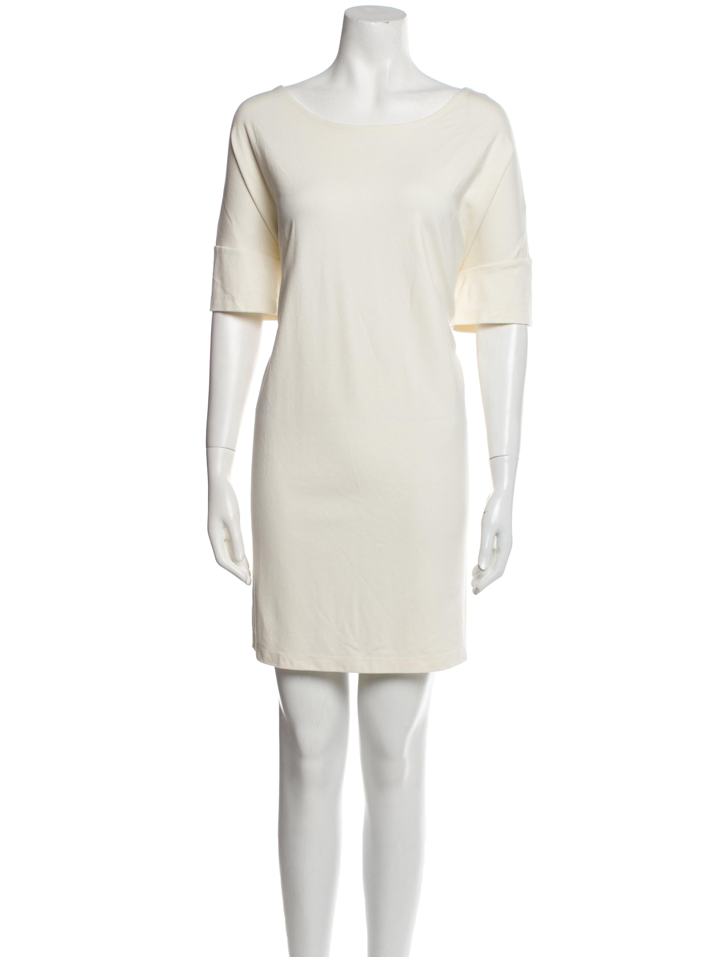 Hatch Bateau Neckline Mini Dress