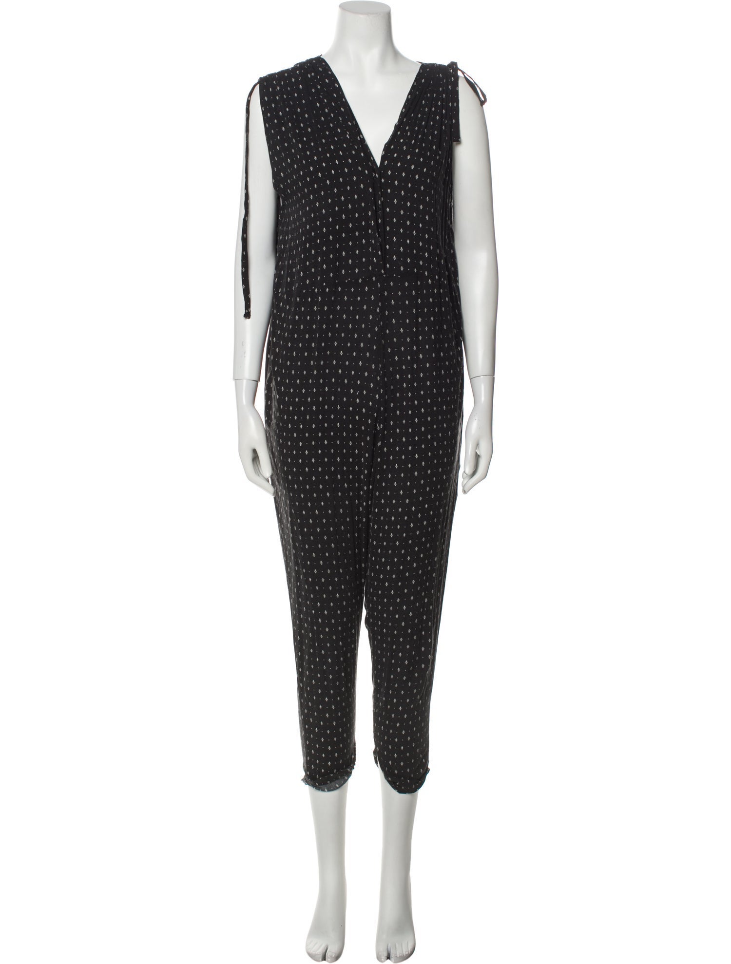 Hatch Printed V-Neck Jumpsuit