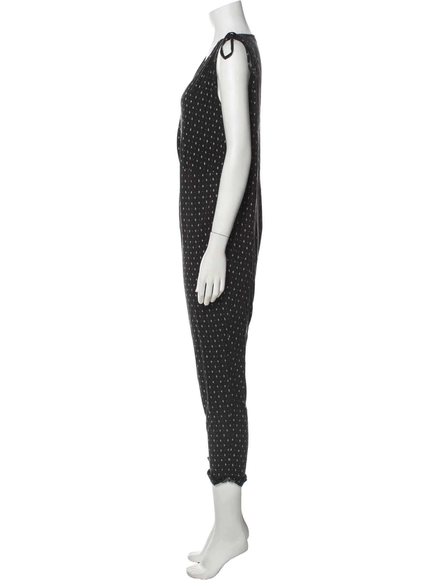 Hatch Printed V-Neck Jumpsuit