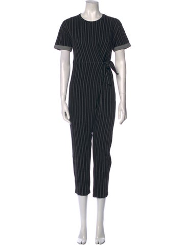 Hatch Jumpsuits and Rompers Striped Crew Neck Jumpsuit S