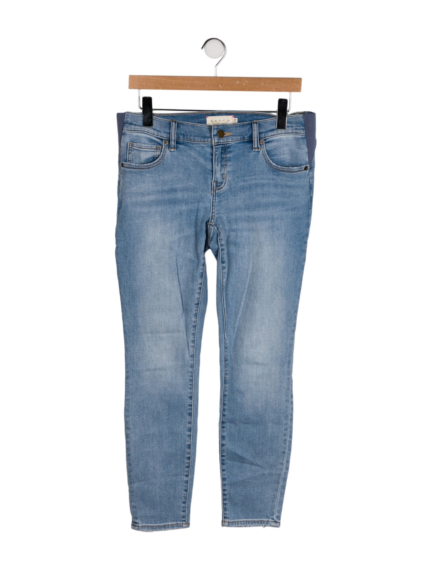 Hatch Mid-Rise Straight Leg Jeans