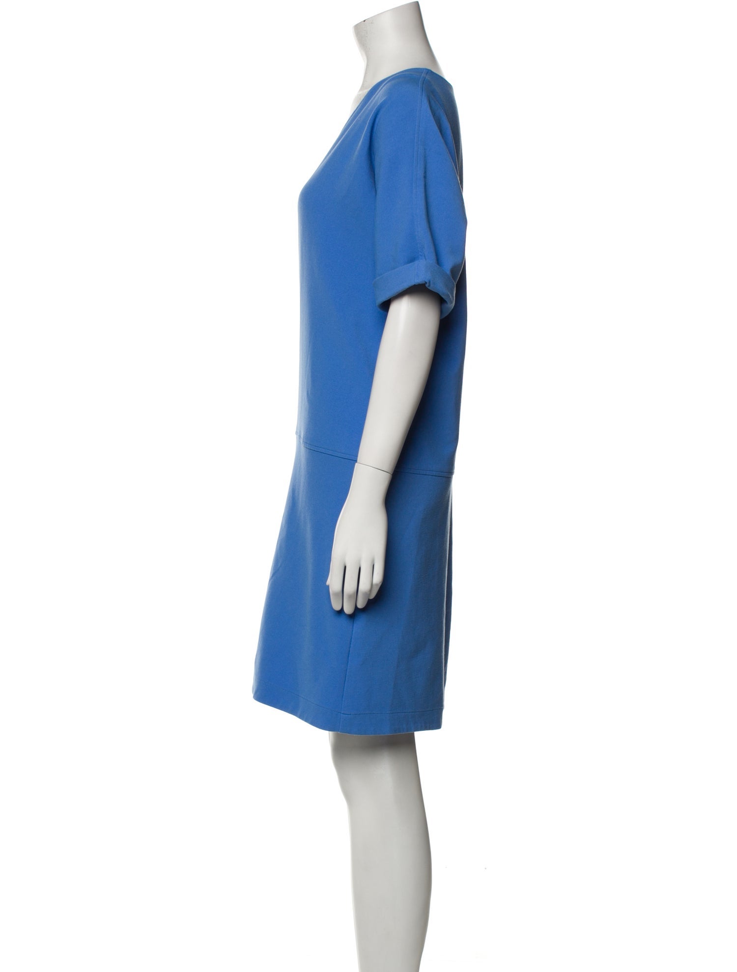 Hatch V-Neck Knee-Length Dress
