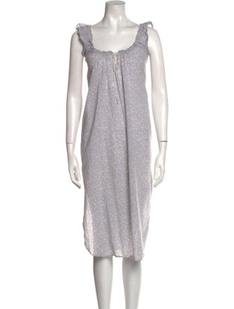 Hatch Scoop Neck Midi Length Dress