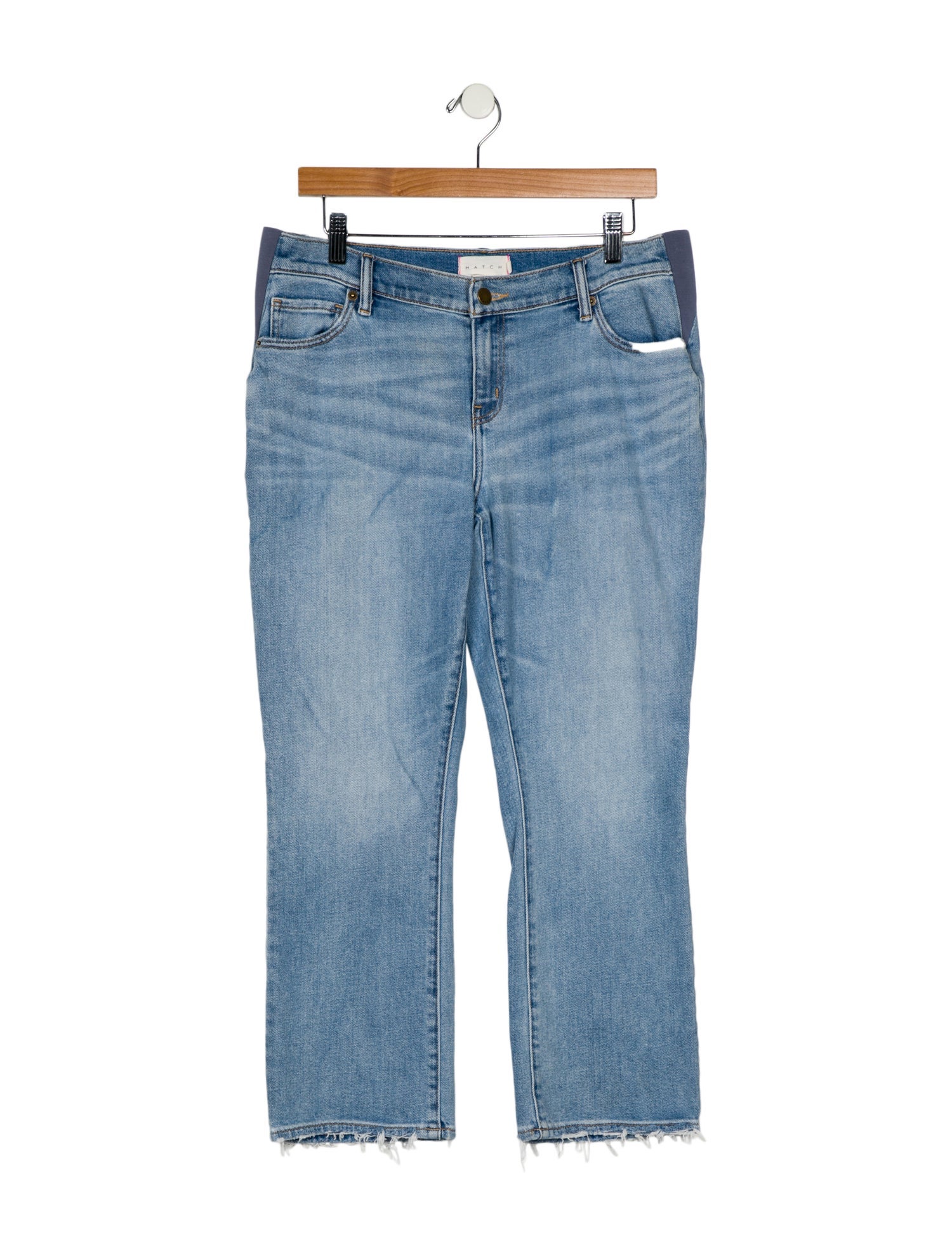Hatch Mid-Rise Straight Leg Jeans