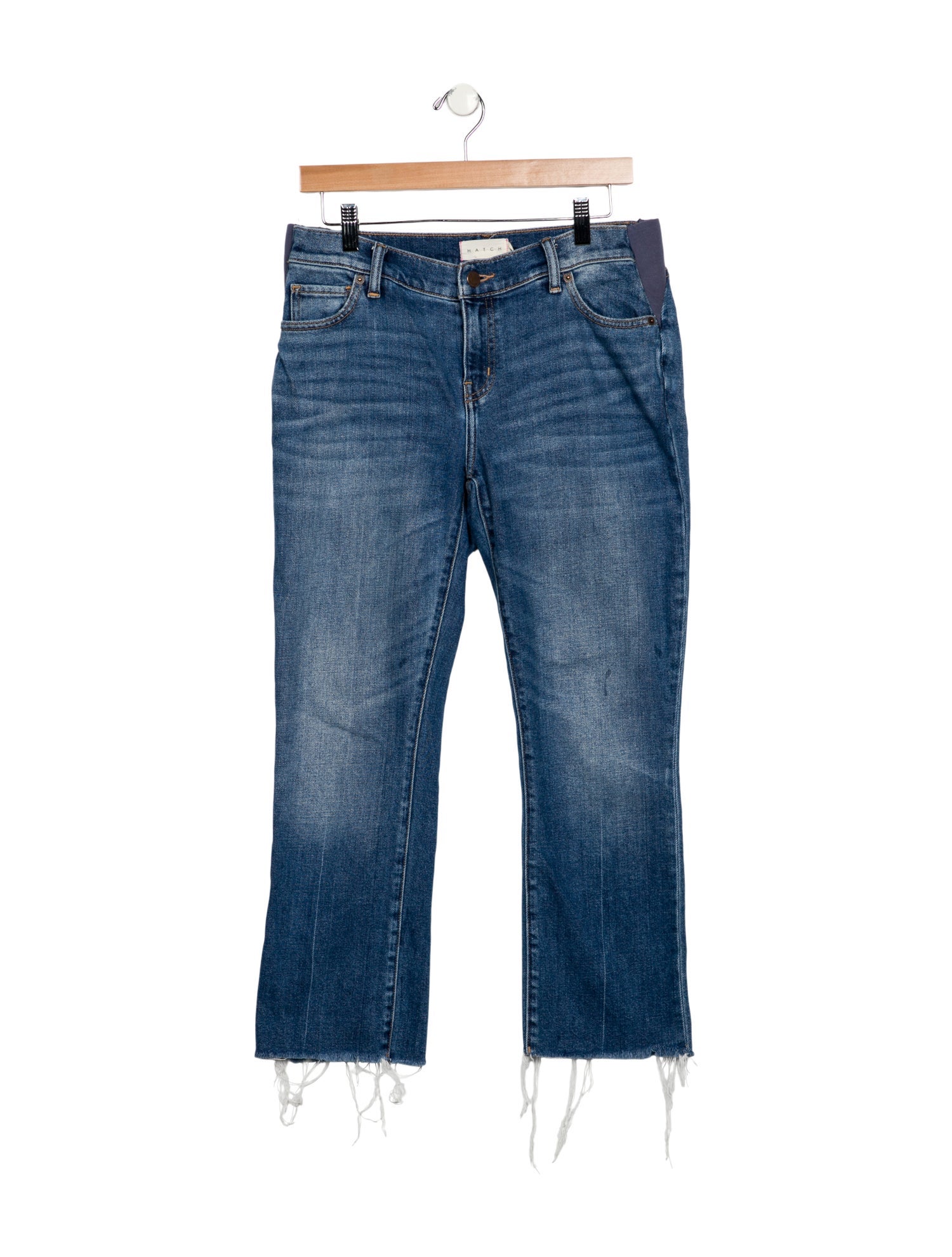 Hatch Mid-Rise Straight Leg Jeans