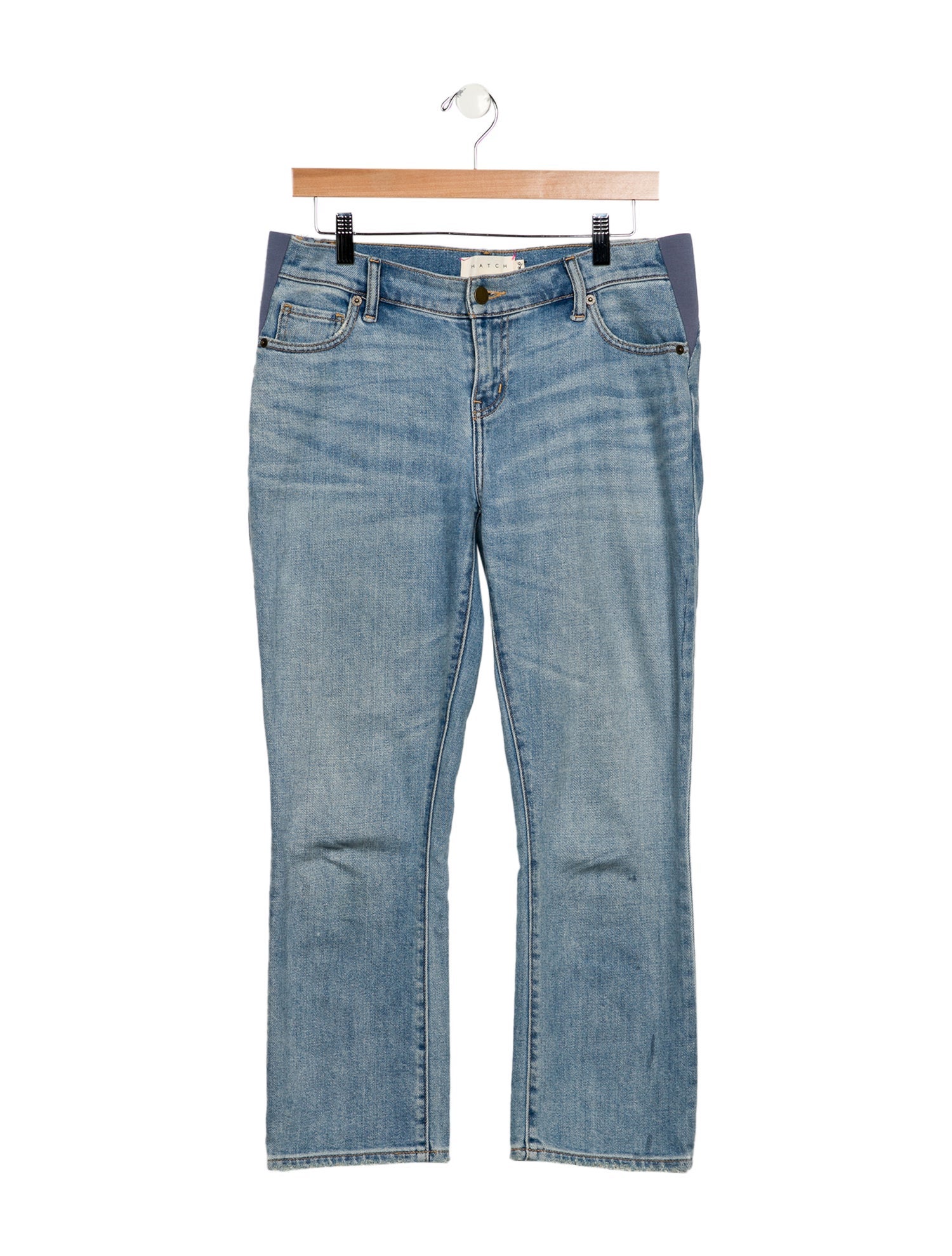 Hatch Mid-Rise Straight Leg Jeans
