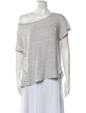 Hatch Linen Striped Top