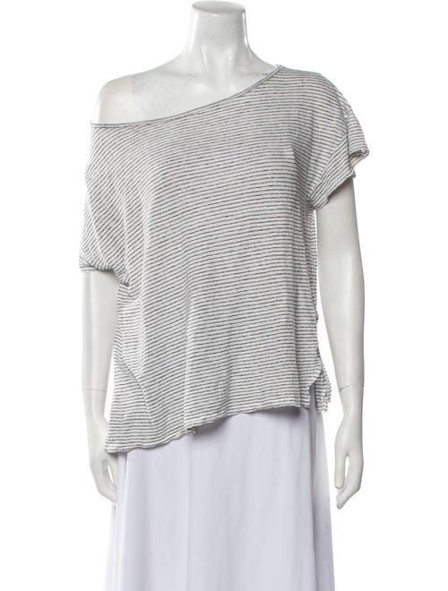 Hatch Linen Striped Top