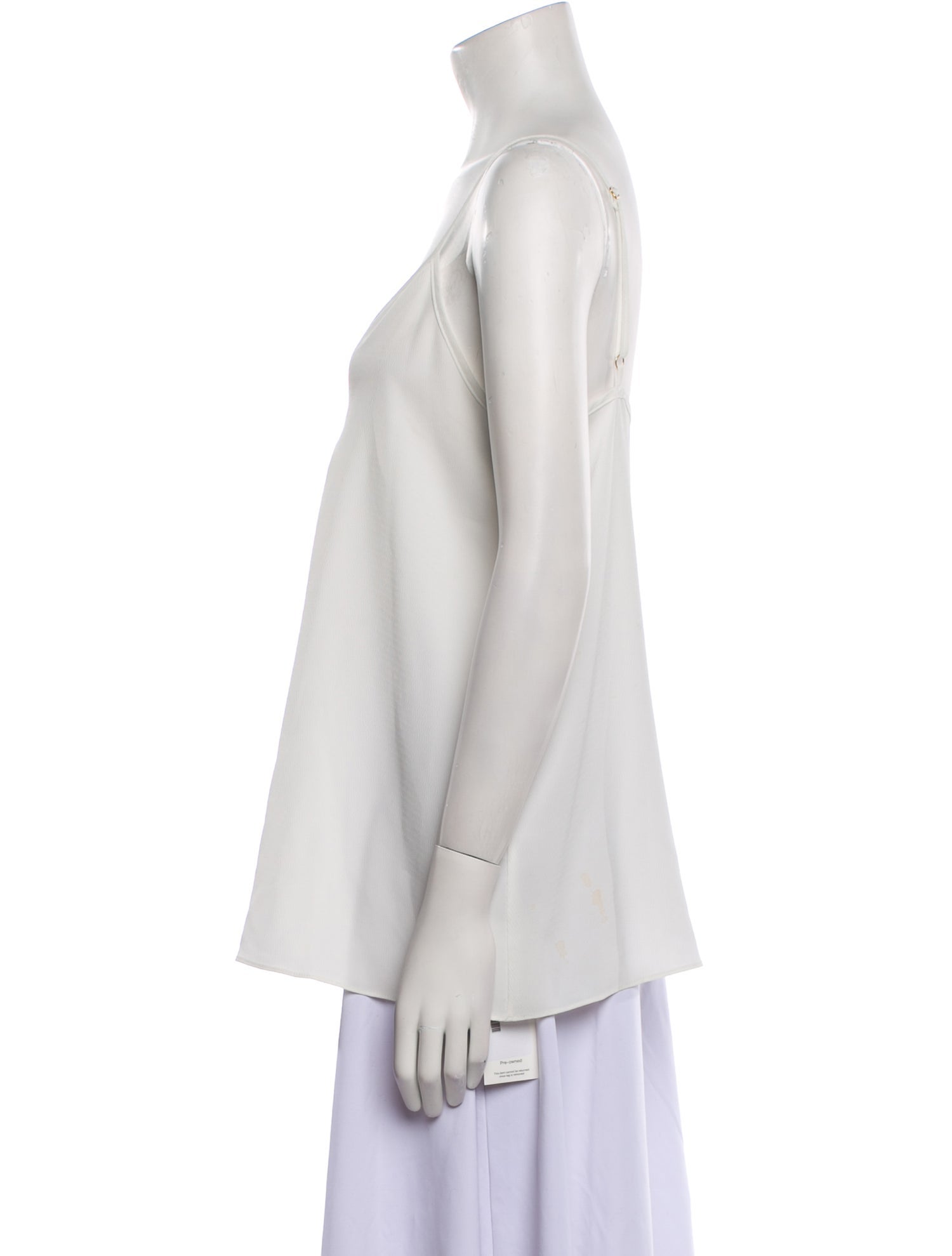 Hatch V-Neck Sleeveless Blouse