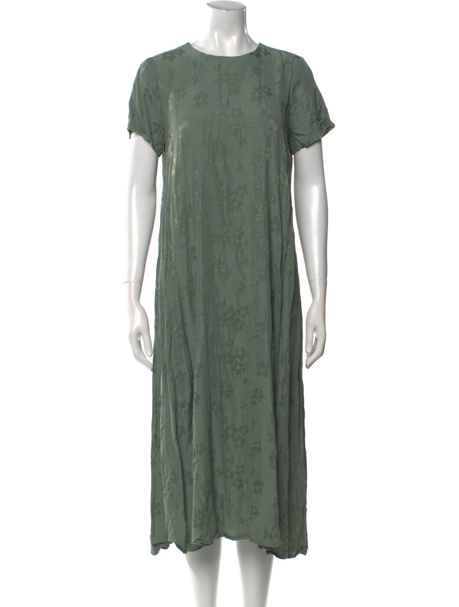 Hatch Crew Neck Midi Length Dress