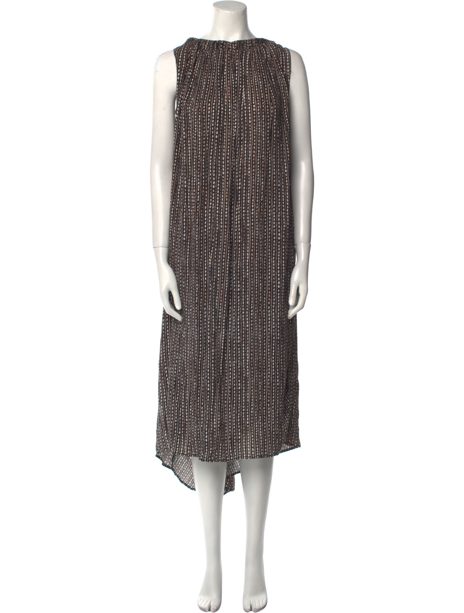 Hatch Bateau Neckline Midi Length Dress