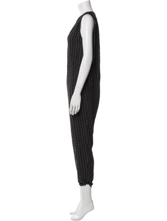 Hatch Printed V-Neck Jumpsuit