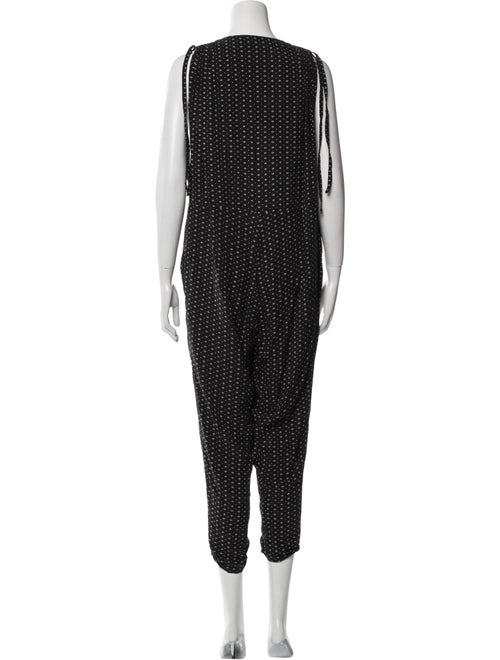 Hatch Printed V-Neck Jumpsuit