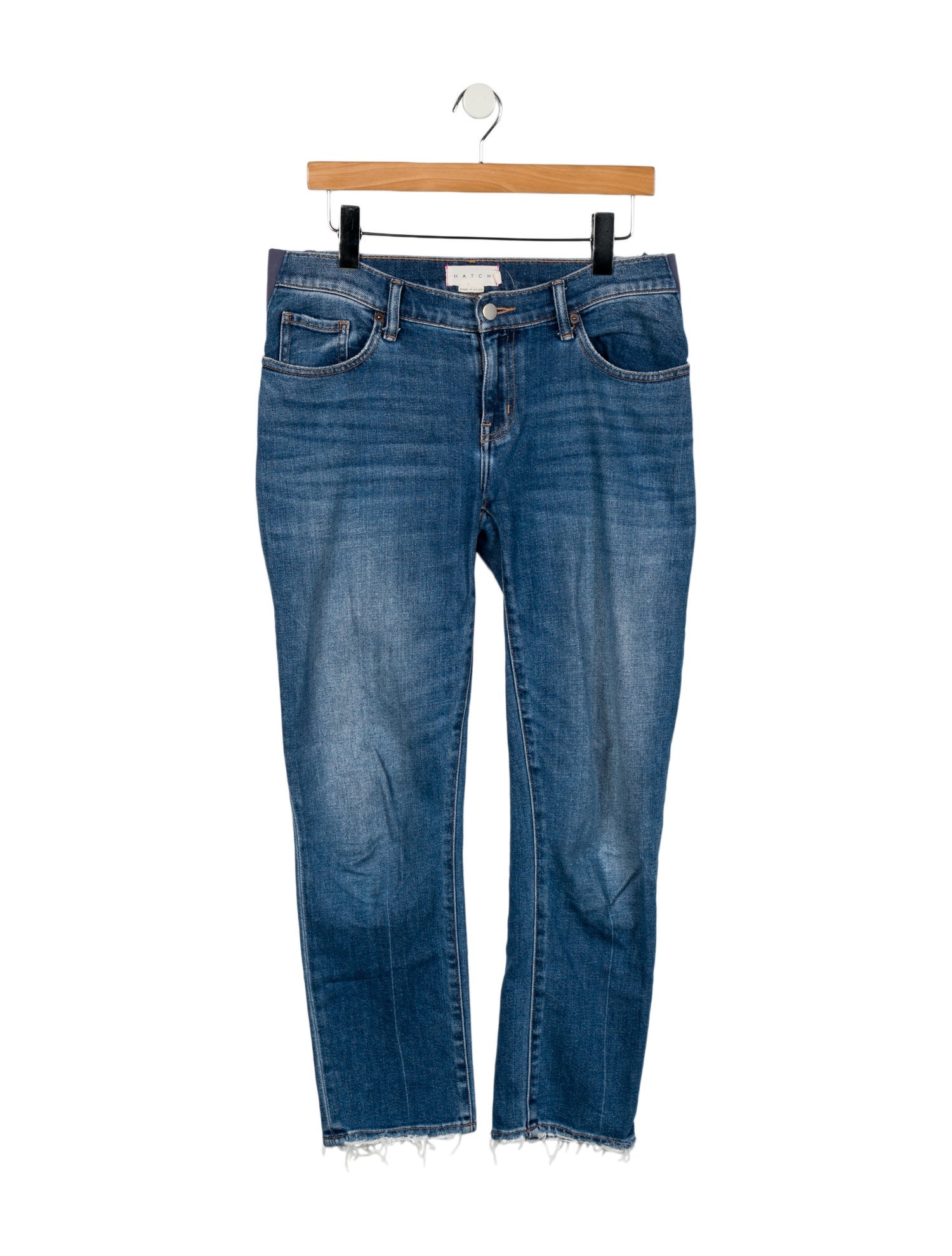 Hatch Mid-Rise Straight Leg Jeans
