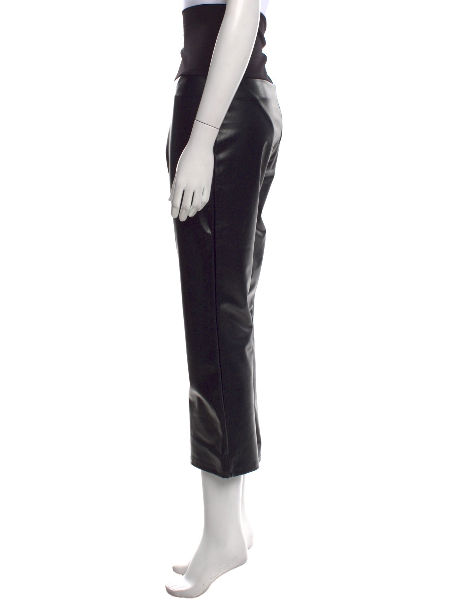 Hatch Faux Leather Wide Leg Pants