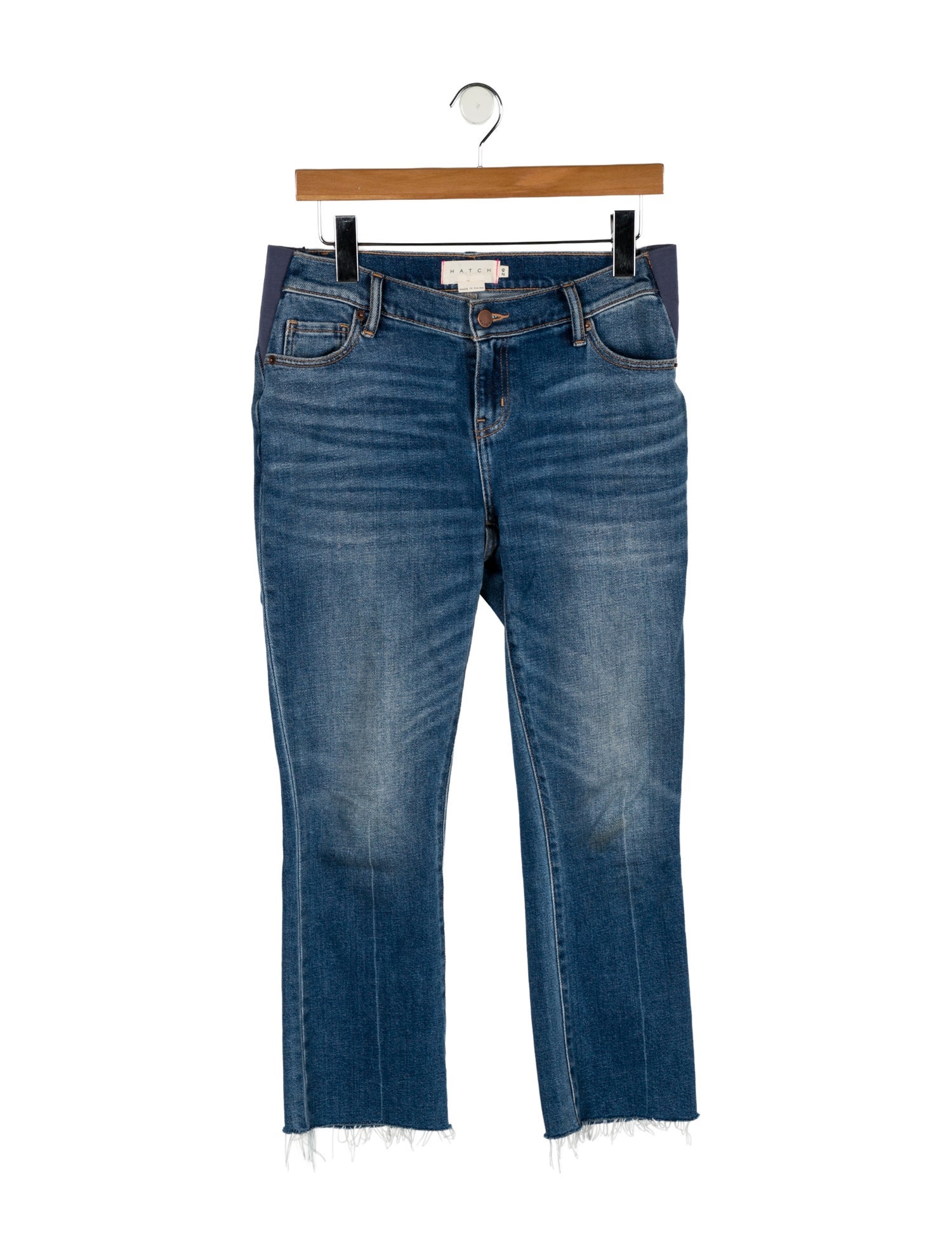 Hatch Mid-Rise Straight Leg Jeans