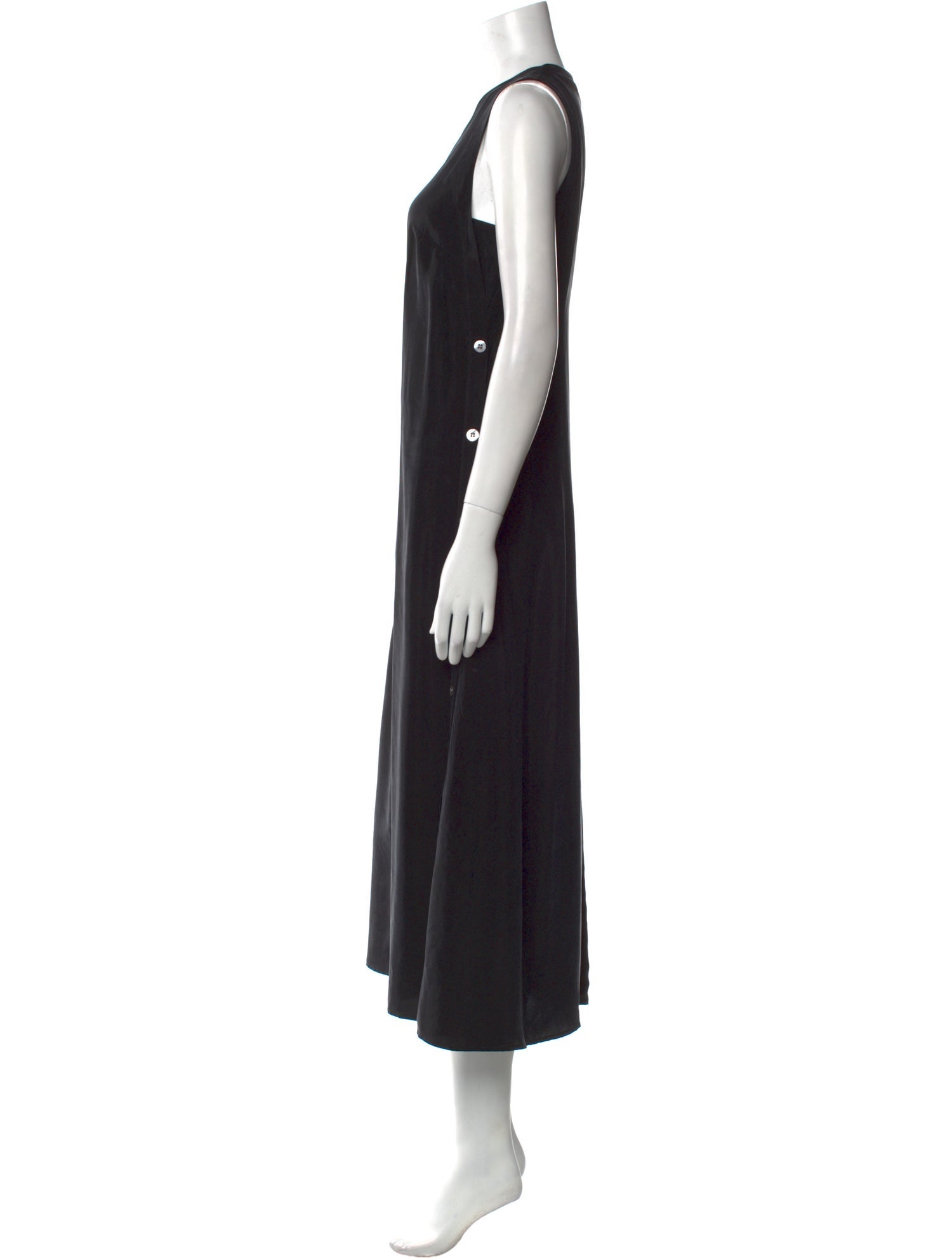 Hatch Scoop Neck Long Dress