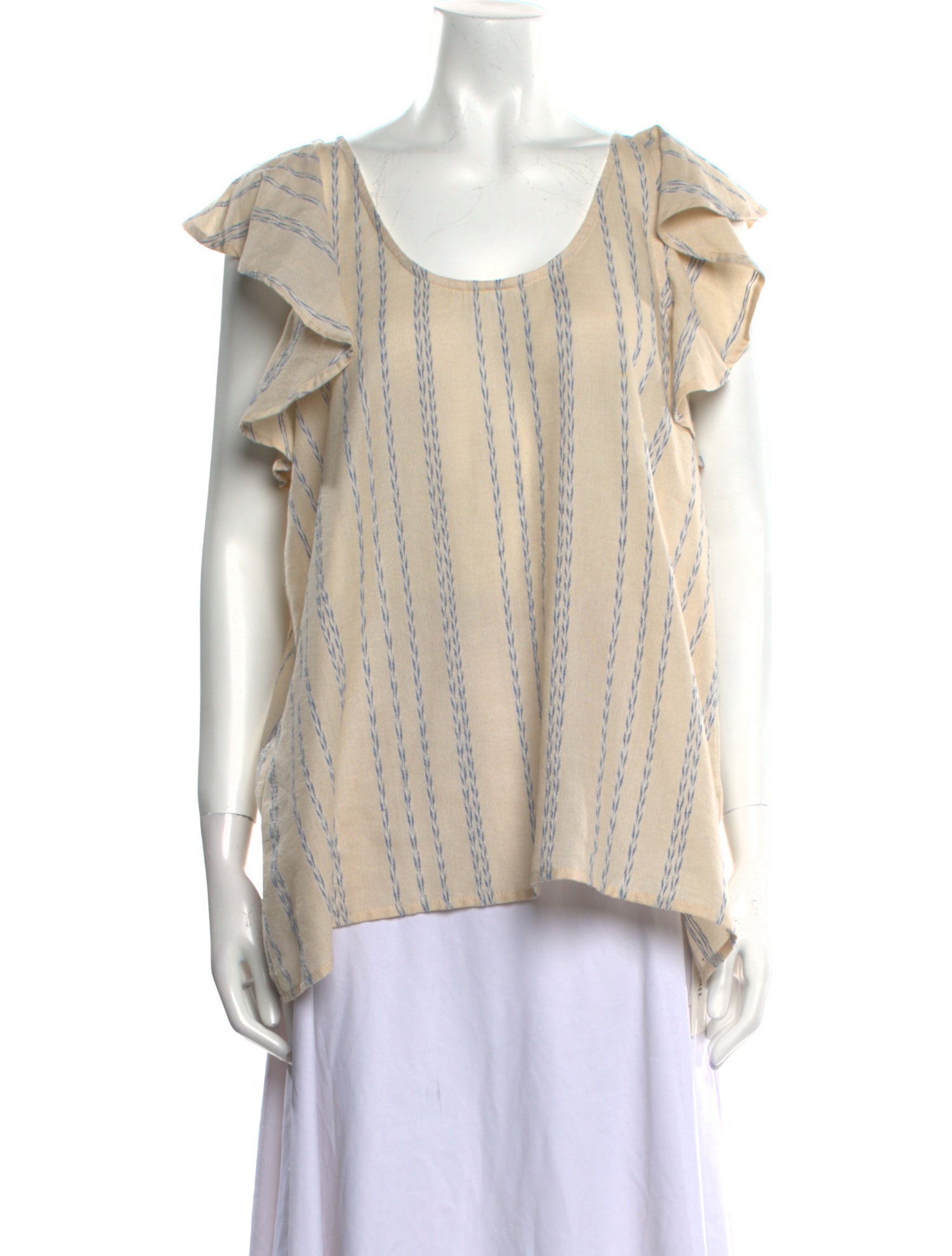 Hatch Striped Scoop Neck Blouse