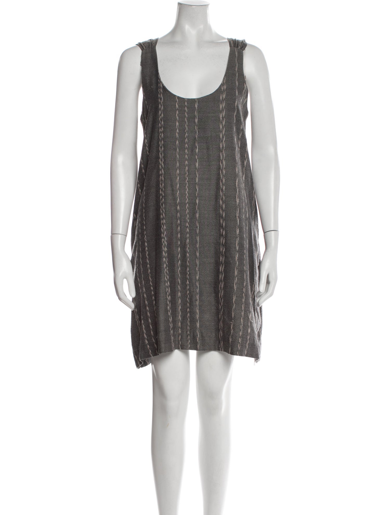 Hatch Scoop Neck Mini Dress