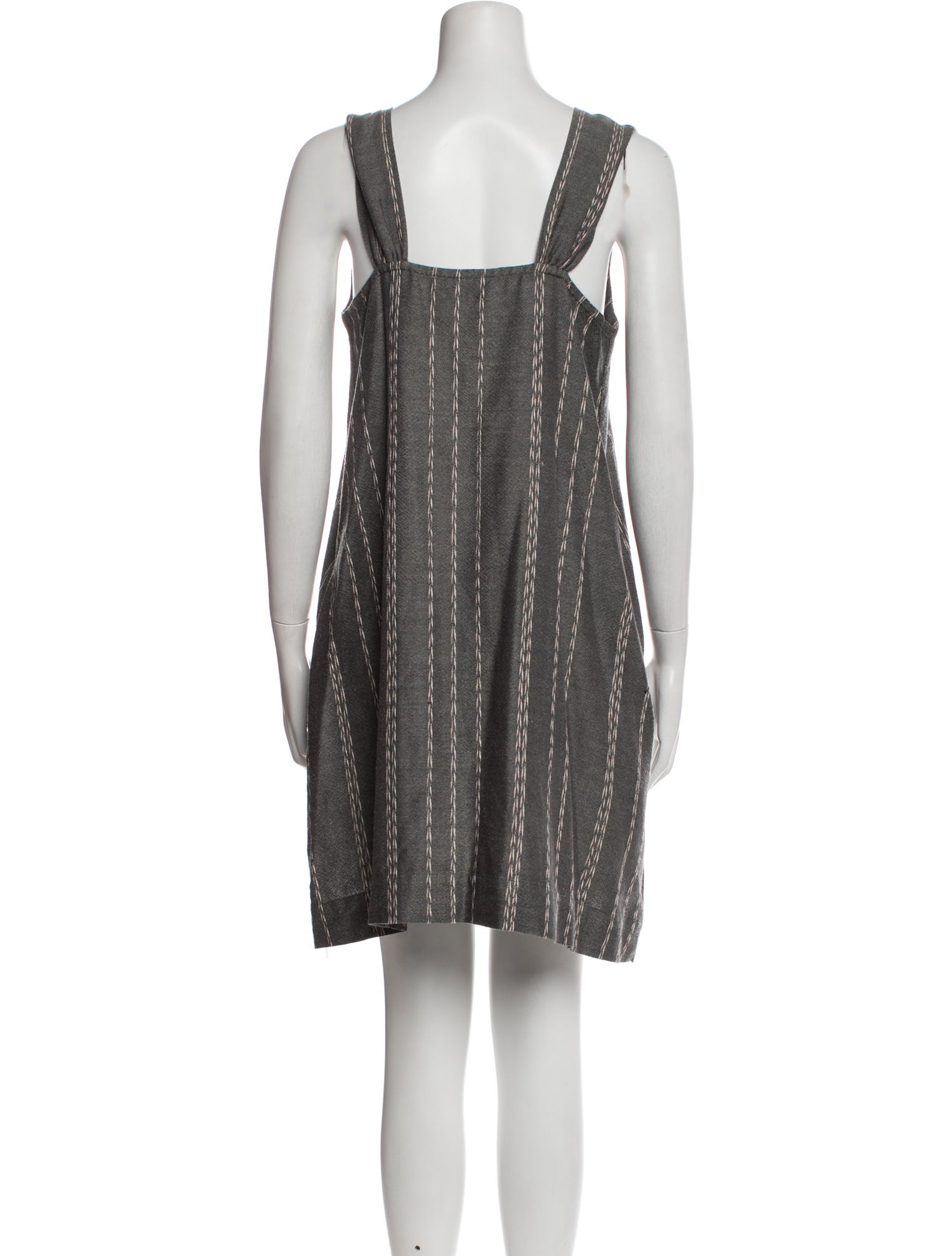 Hatch Scoop Neck Mini Dress