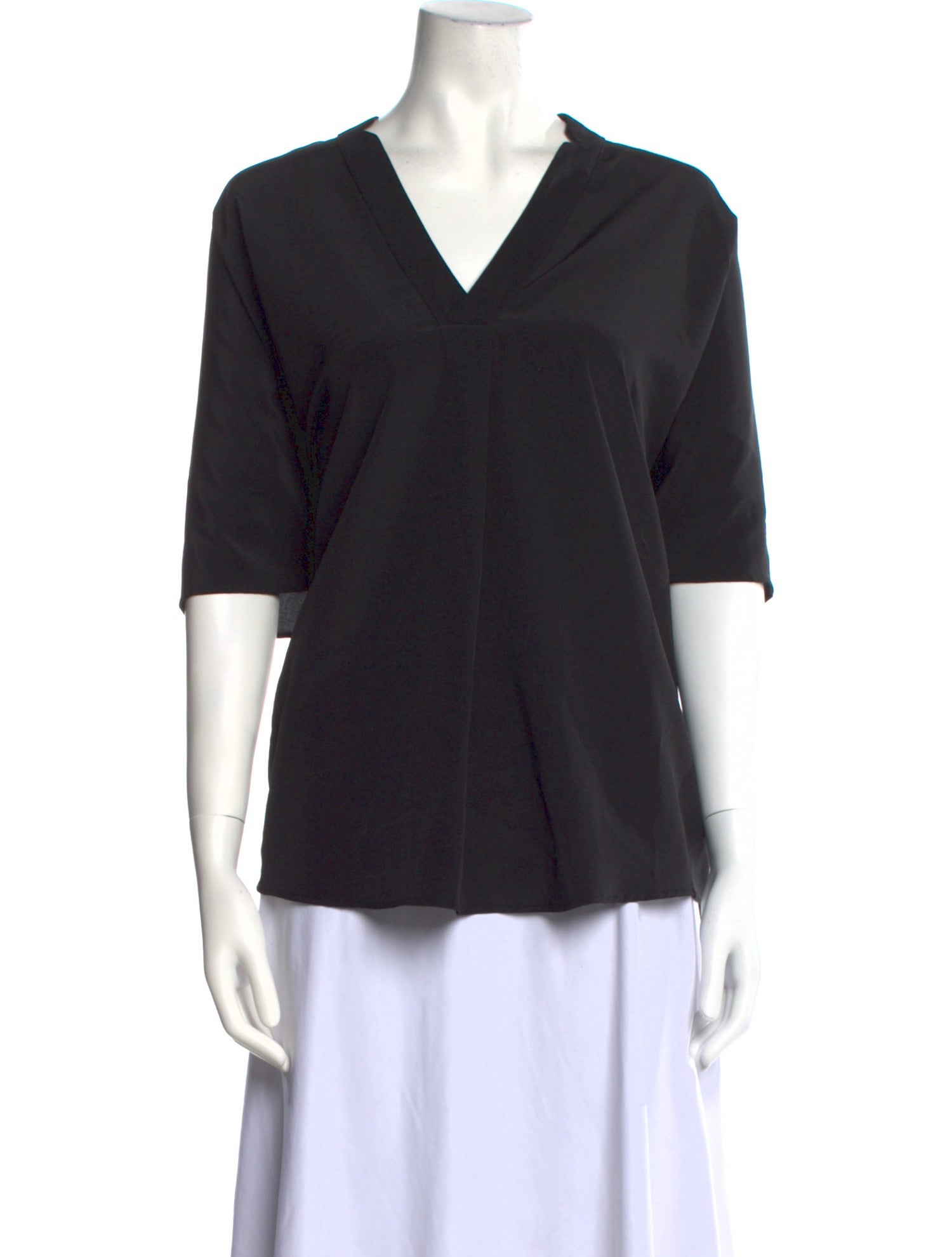 Hatch V-Neck Short Sleeve Top