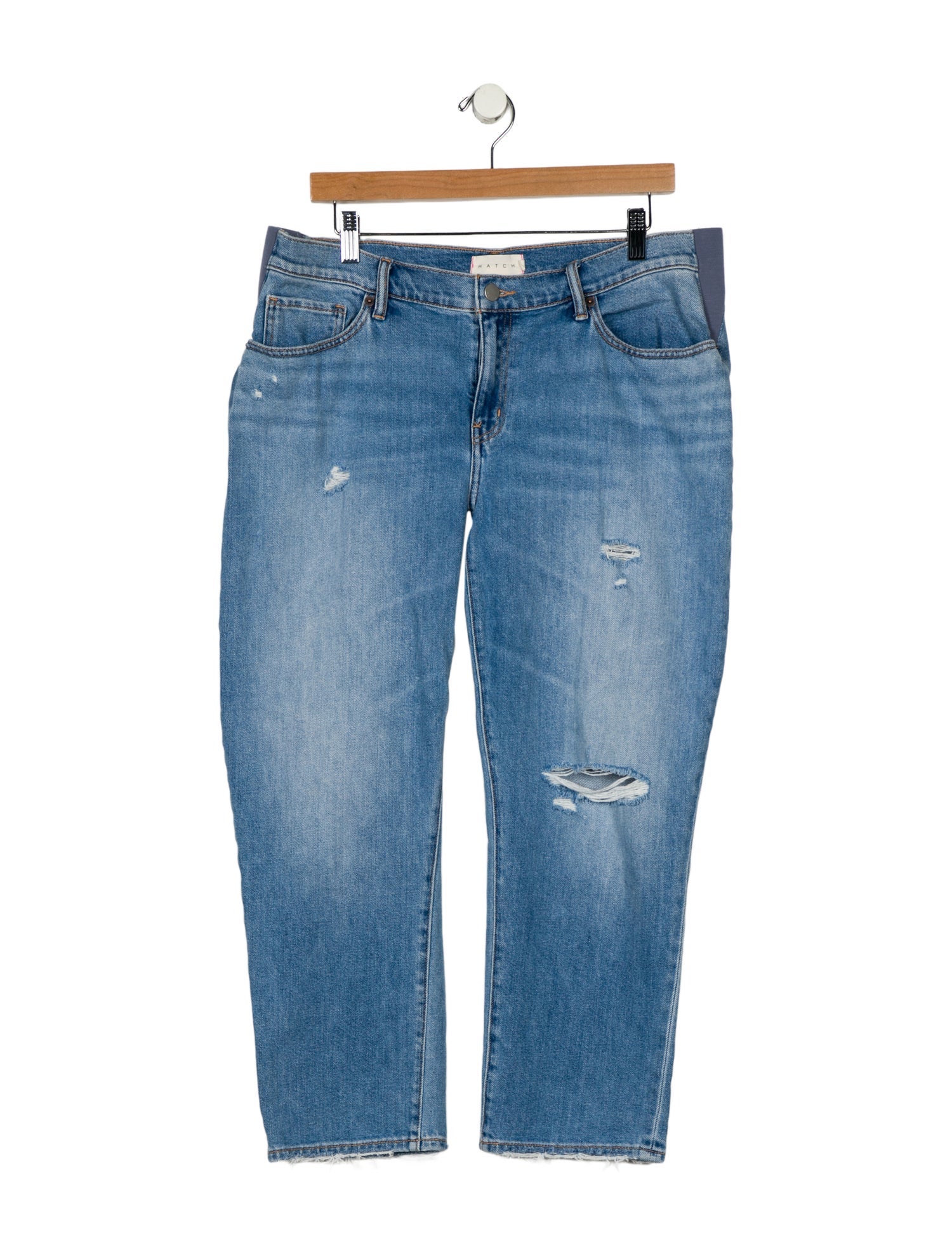 Hatch Mid-Rise Straight Leg Jeans