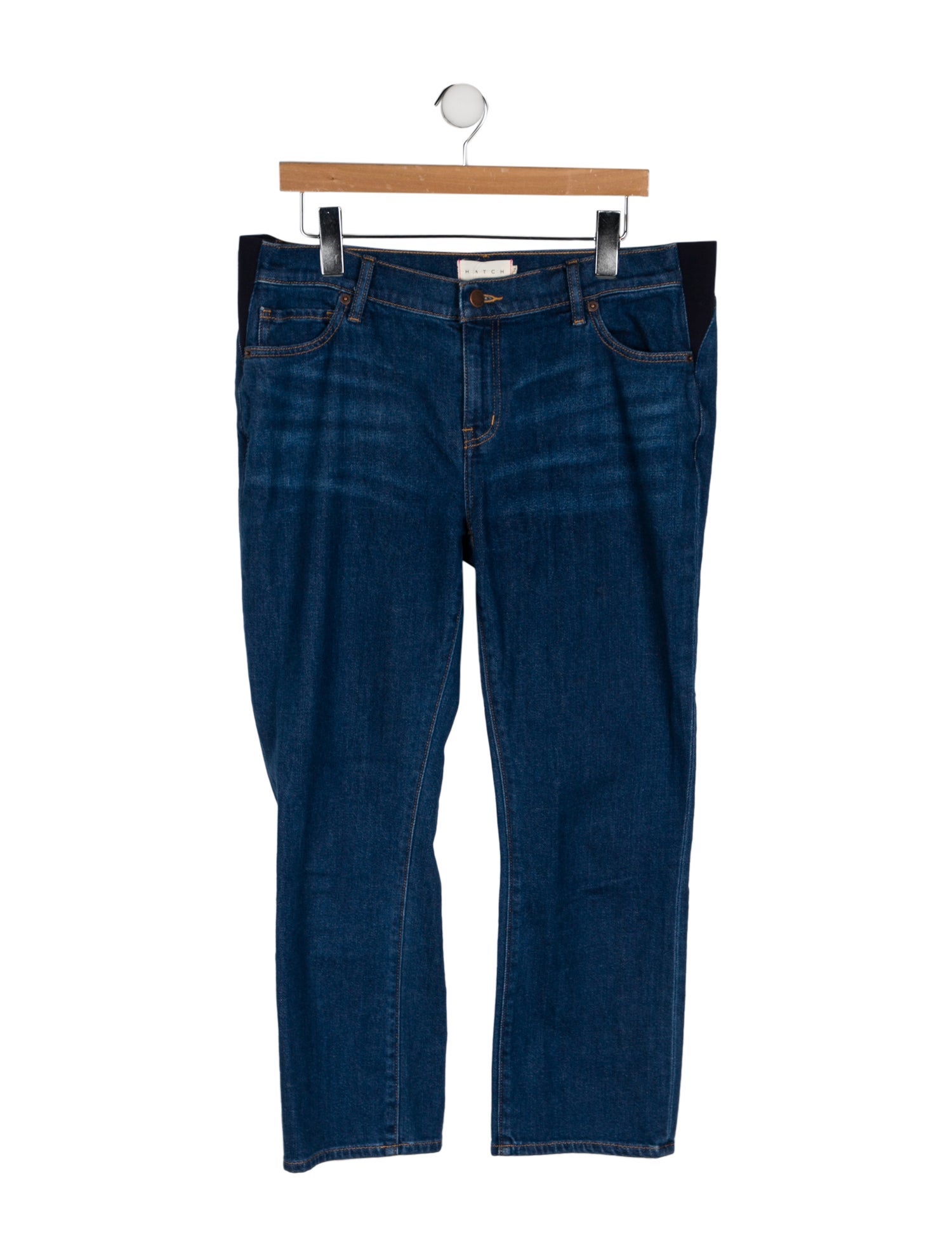 Hatch Mid-Rise Straight Leg Jeans