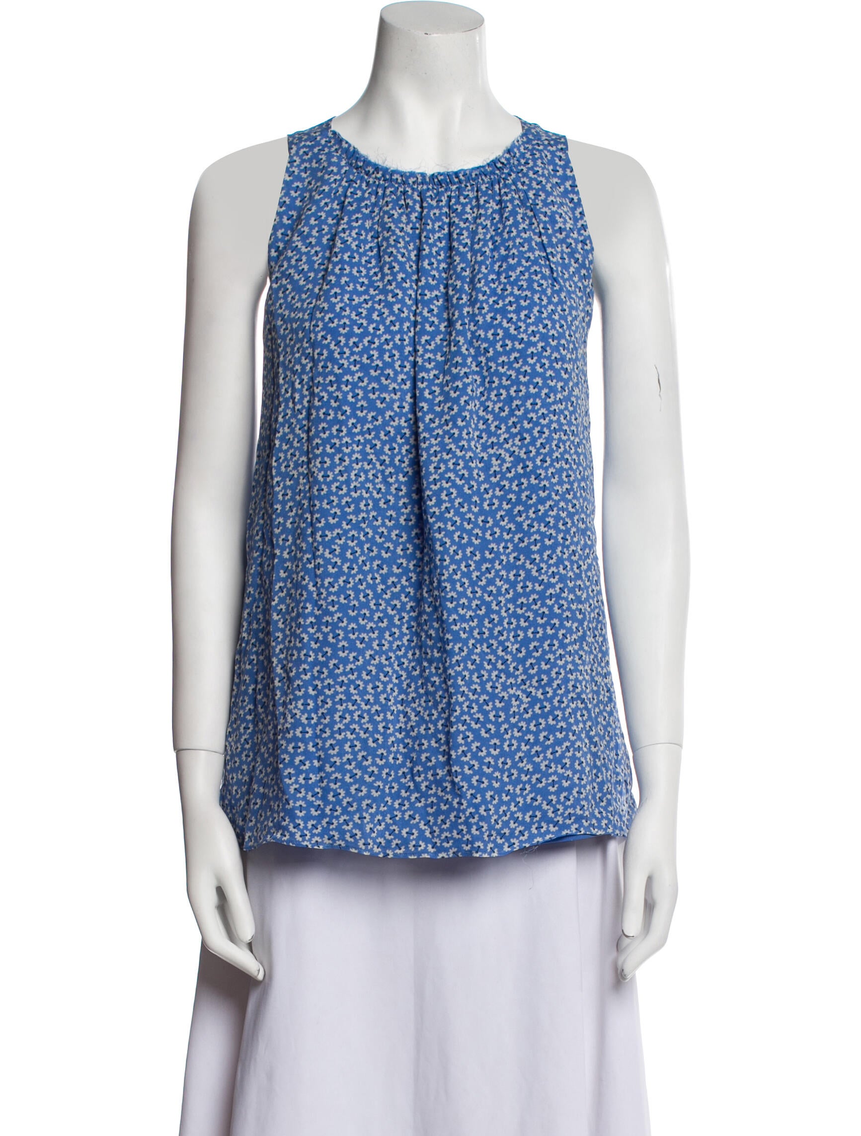 Hatch Printed Crew Neck Top