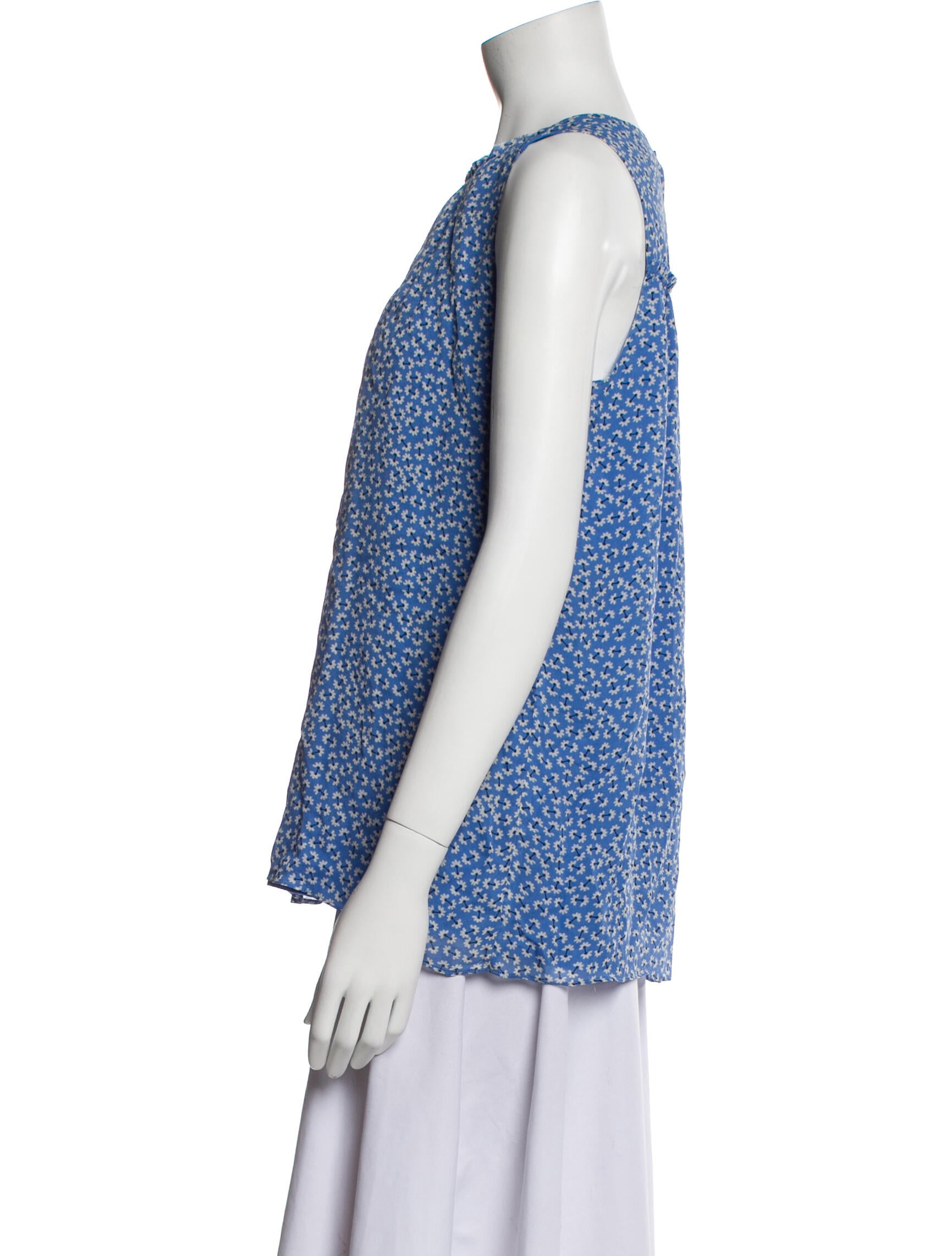 Hatch Printed Crew Neck Top