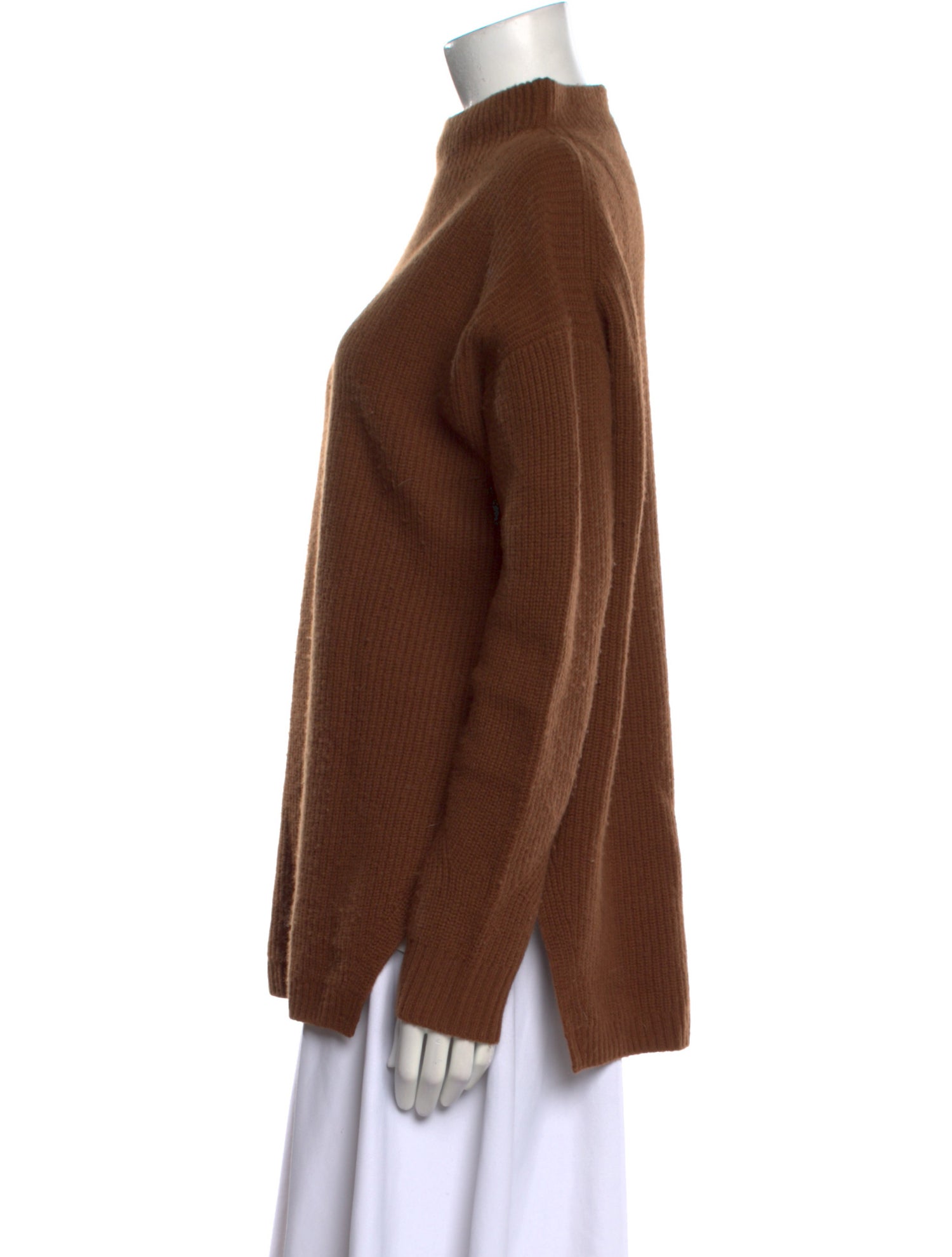 Hatch Merino Wool Mock Neck Sweater