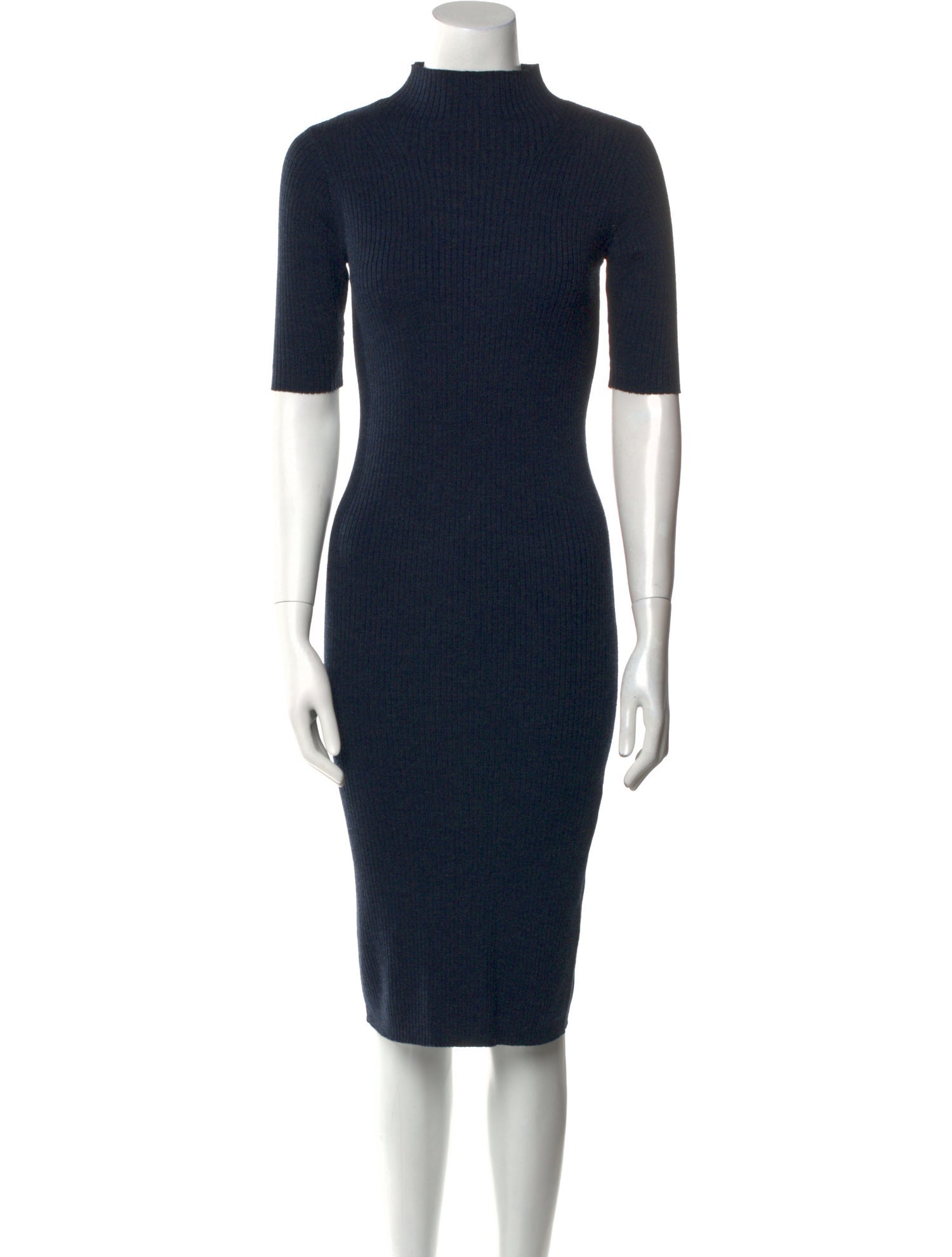 Hatch Merino Wool Knee-Length Dress