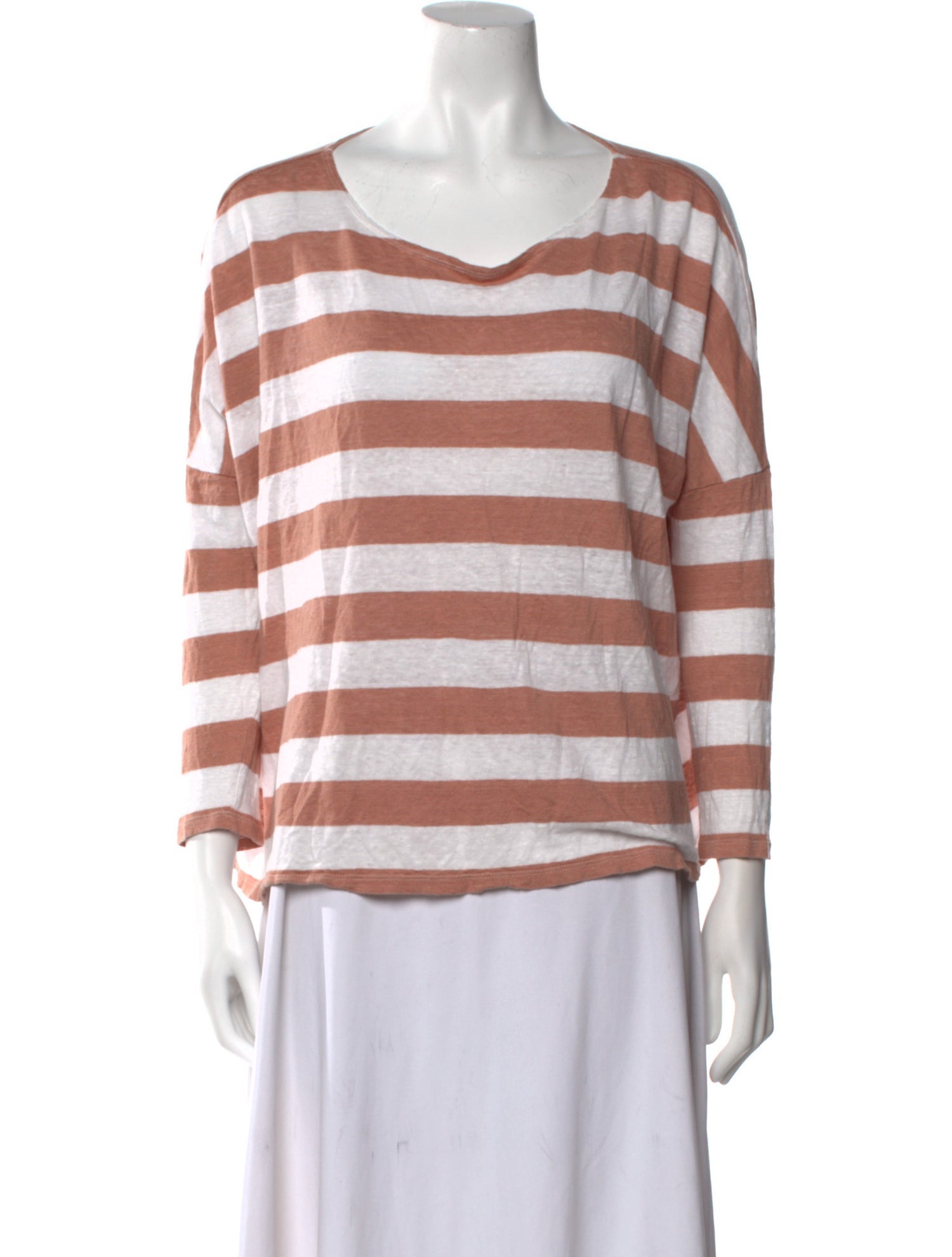 Hatch Linen Striped Top