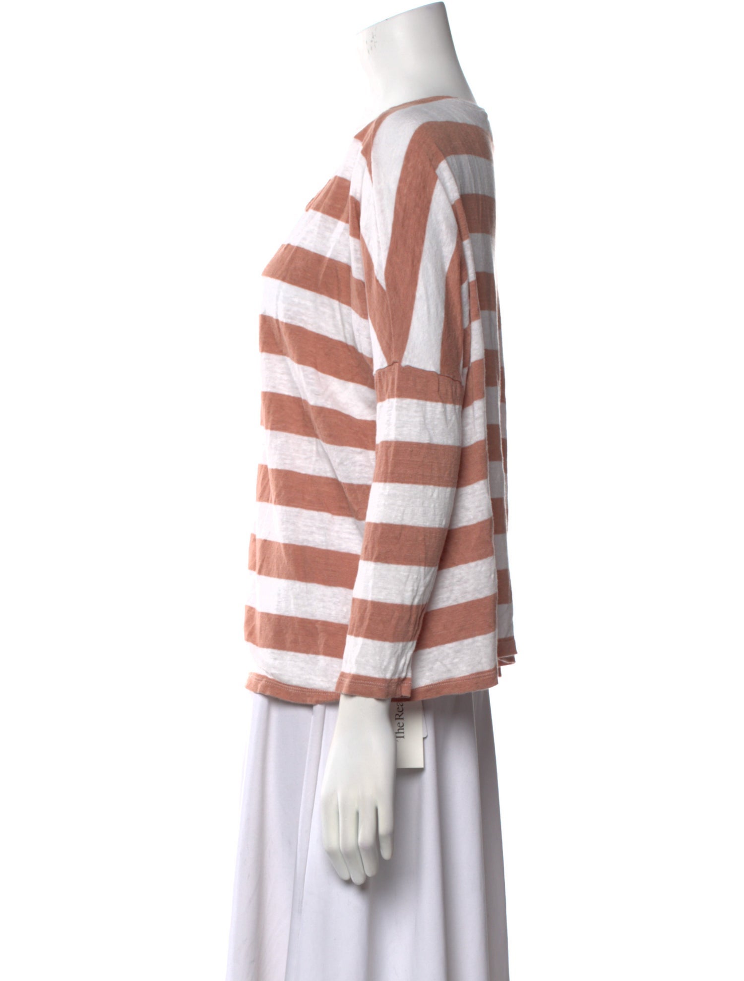 Hatch Linen Striped Top