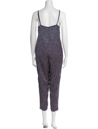 Hatch Printed V-Neck Jumpsuit