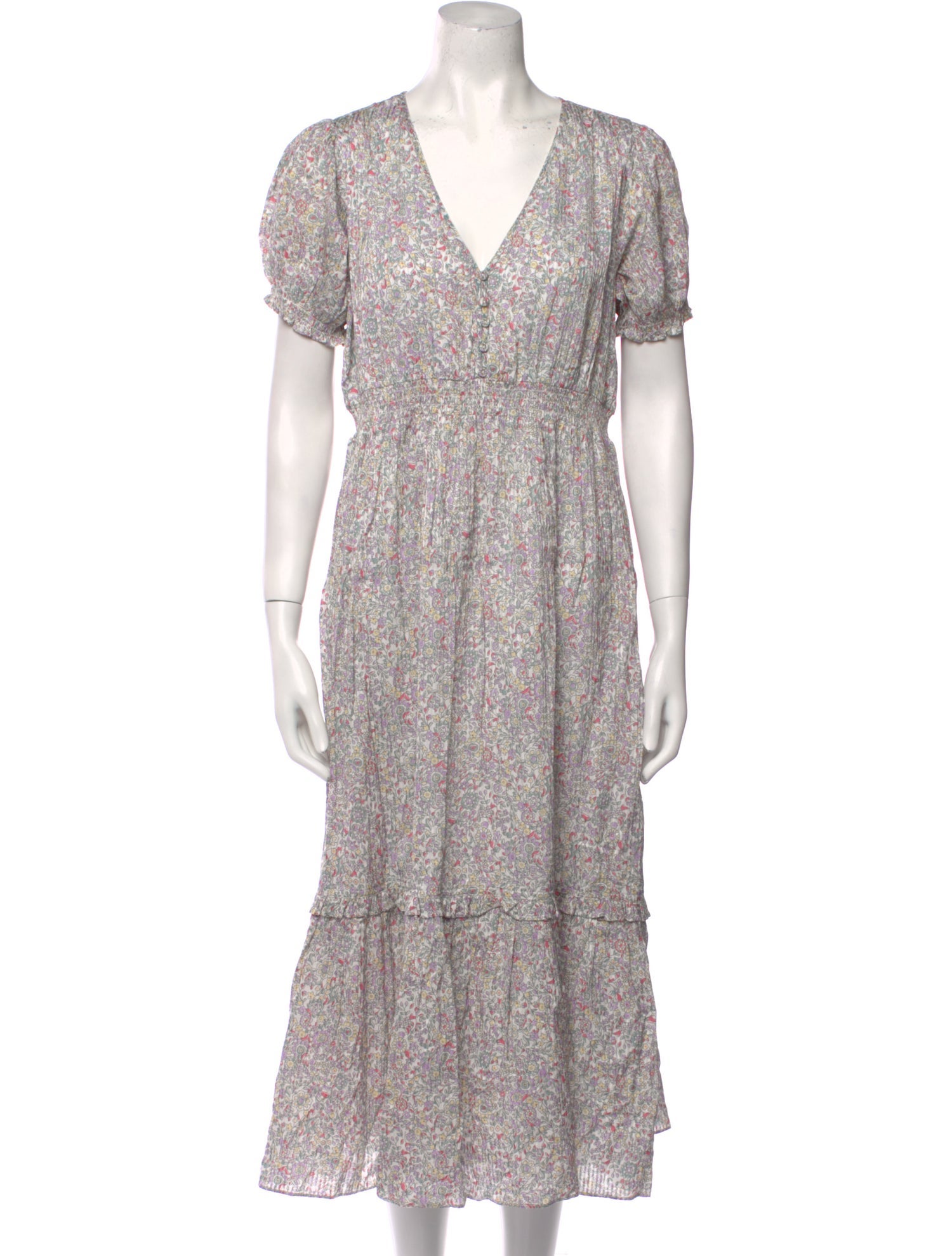 Hatch Floral Print Midi Length Dress w/ Tags