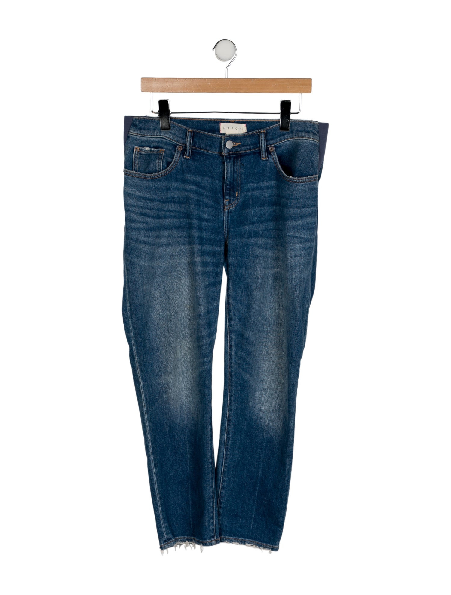 Hatch Mid-Rise Straight Leg Jeans