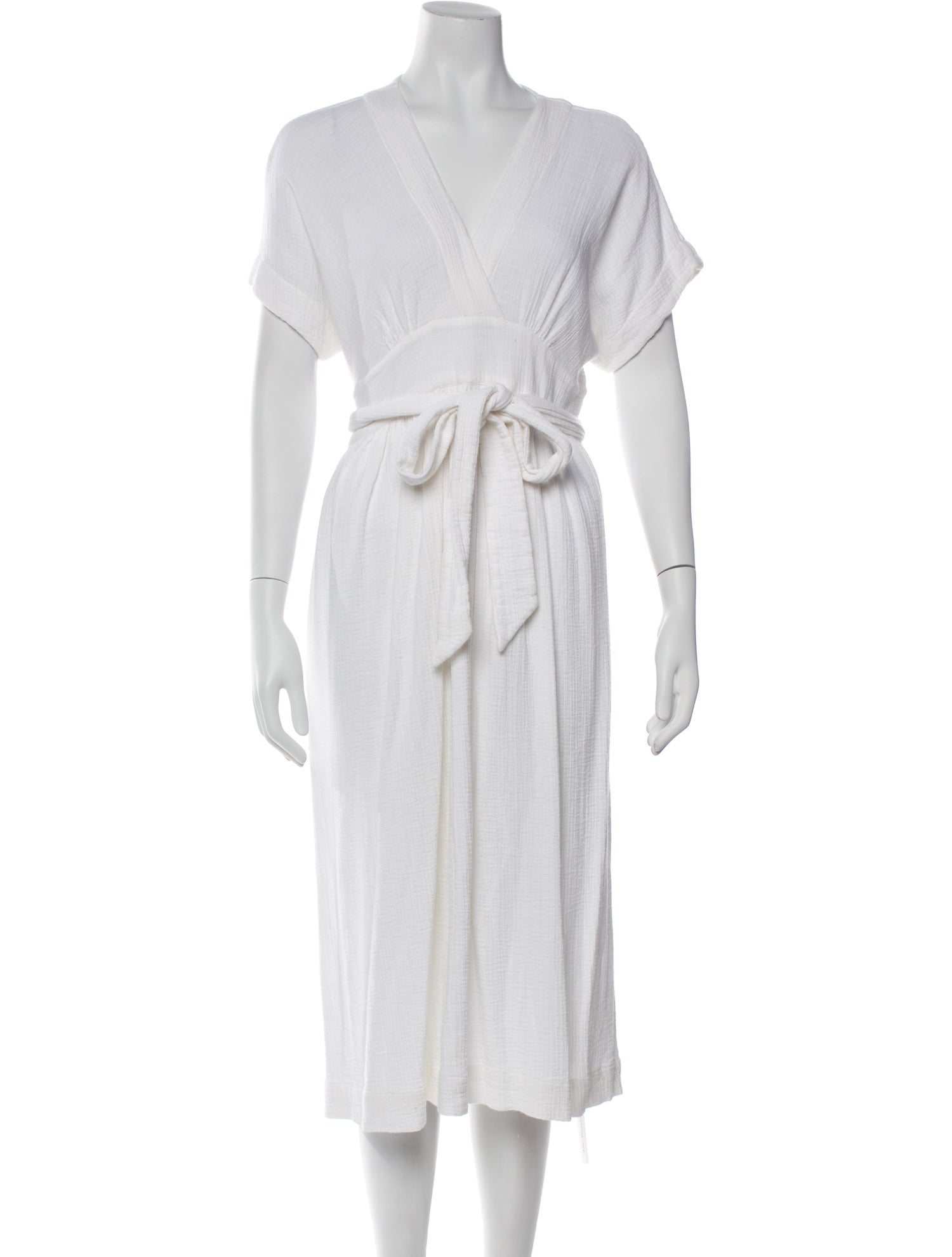 Hatch V-Neck Midi Length Dress