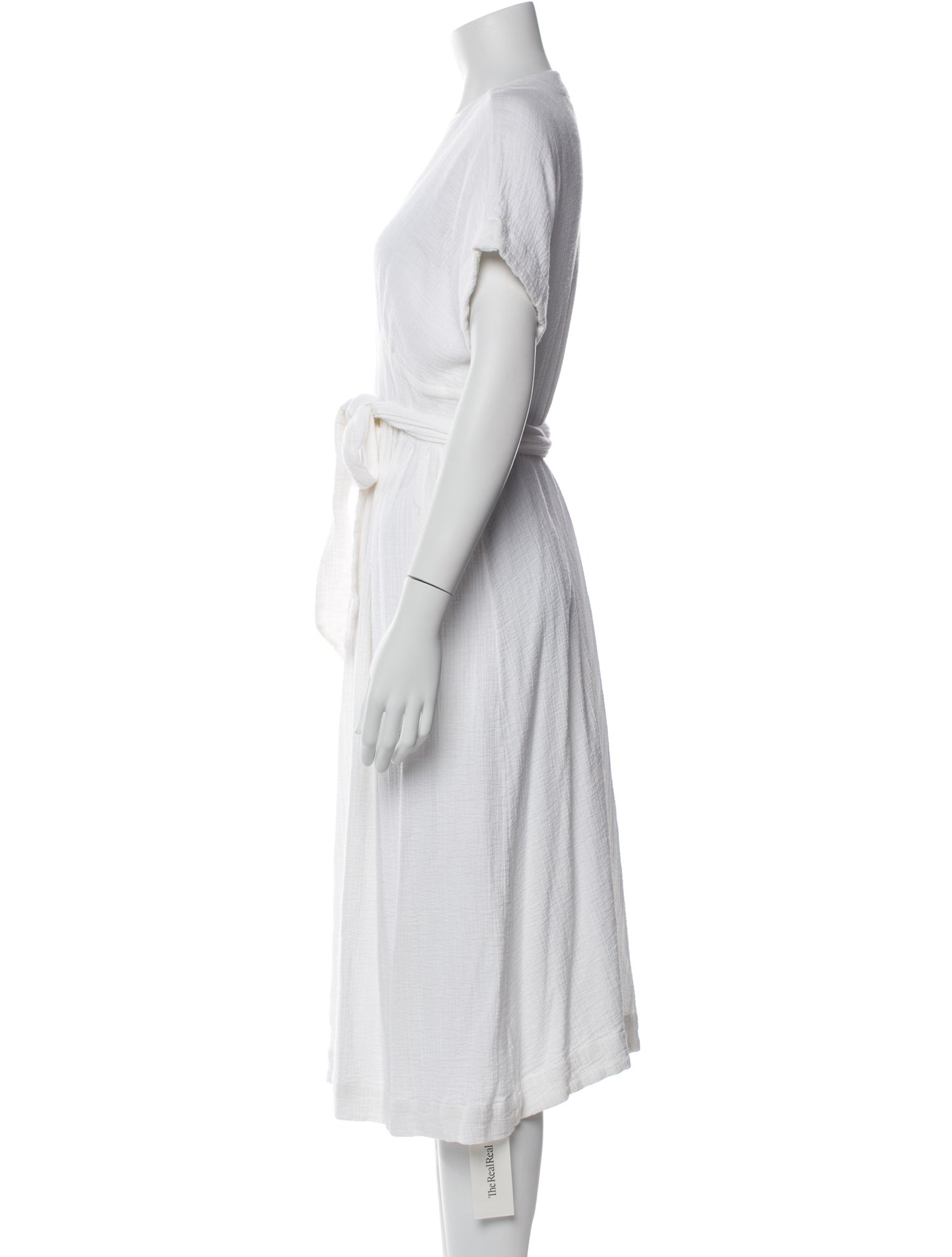 Hatch V-Neck Midi Length Dress